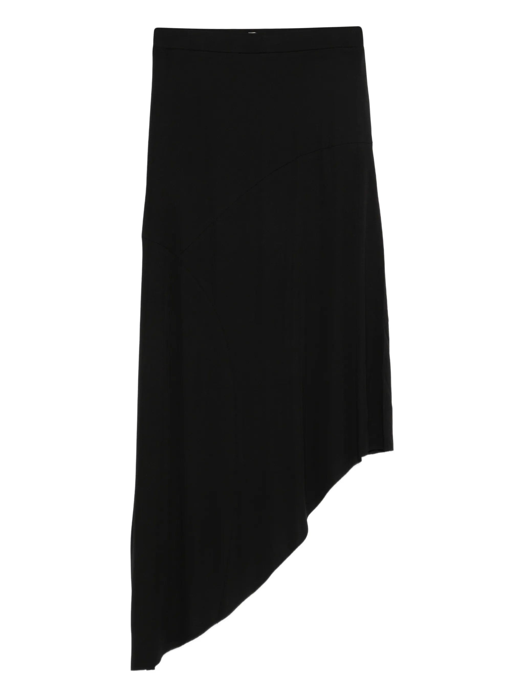 The Frankie Shop Kitty sheer asymmetric skirt