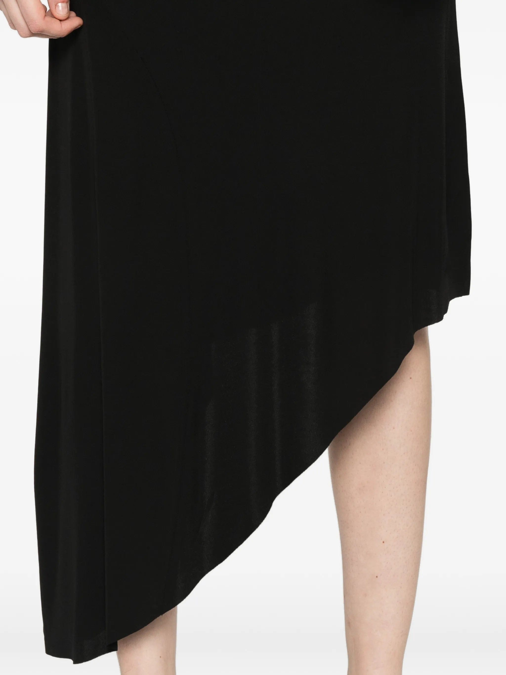The Frankie Shop Kitty sheer asymmetric skirt