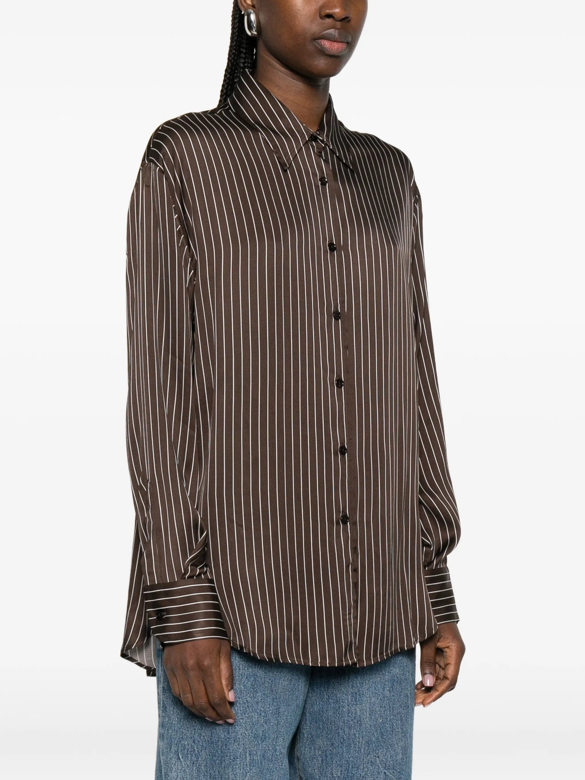The Frankie Shop Peri striped shirt