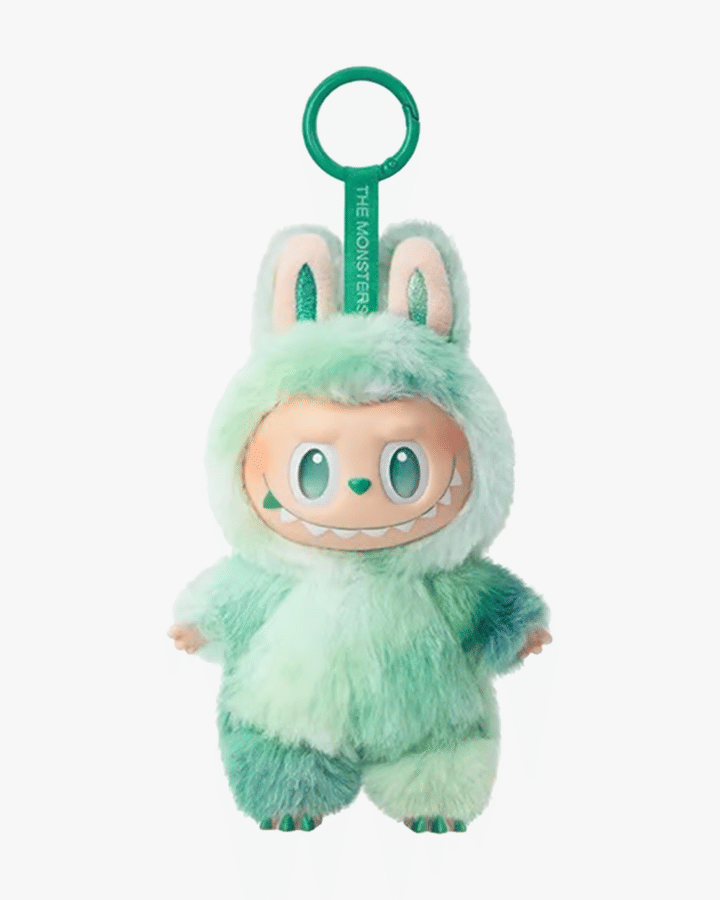 the monsters POP MART x THE MONSTERS LABUBU BIG INTO ENERGY PLUSH PENDANT PLUSH SERENITY - CHECKED CARD