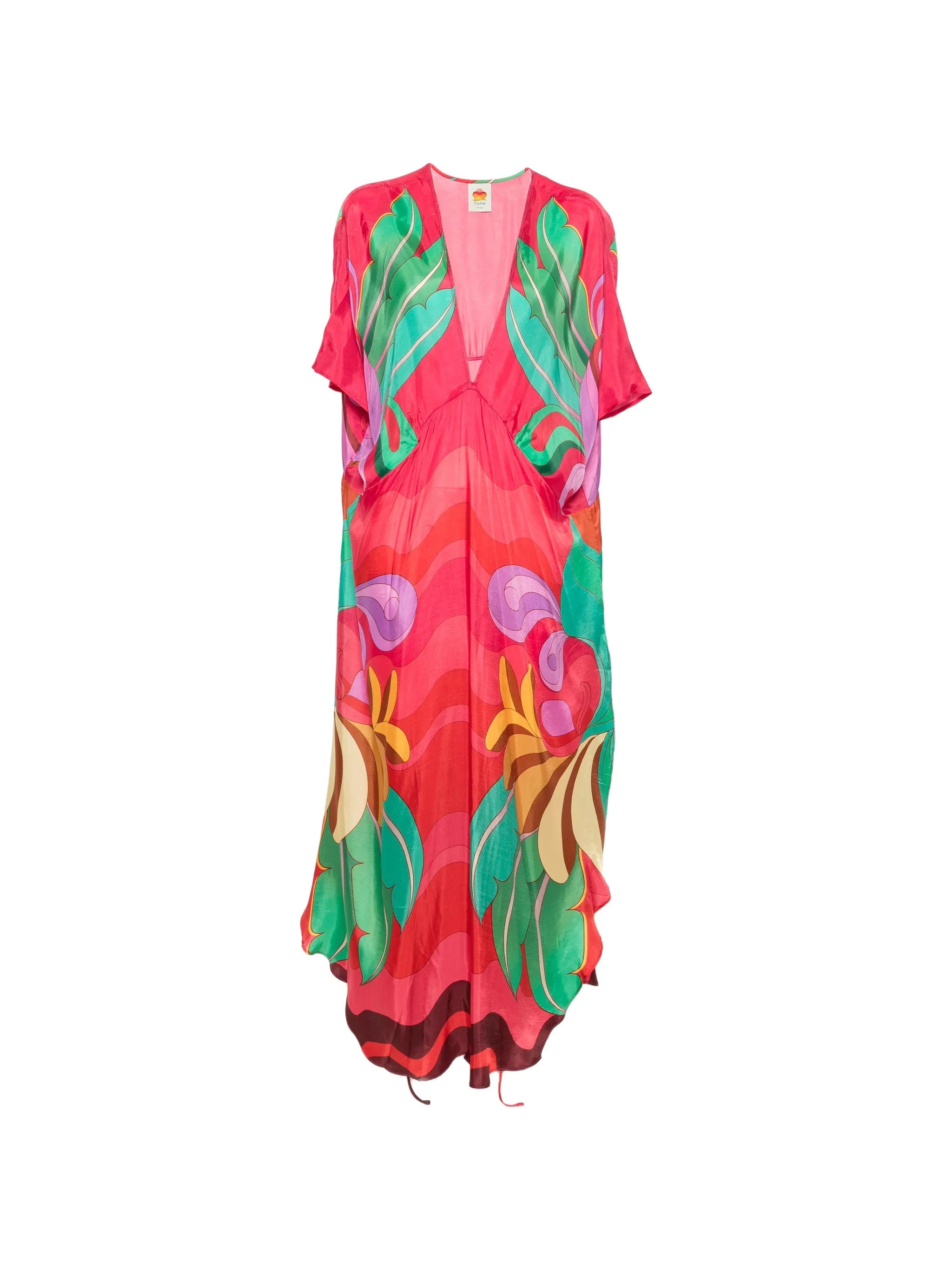 FARM Rio Banana Queen graphic - print maxi dress