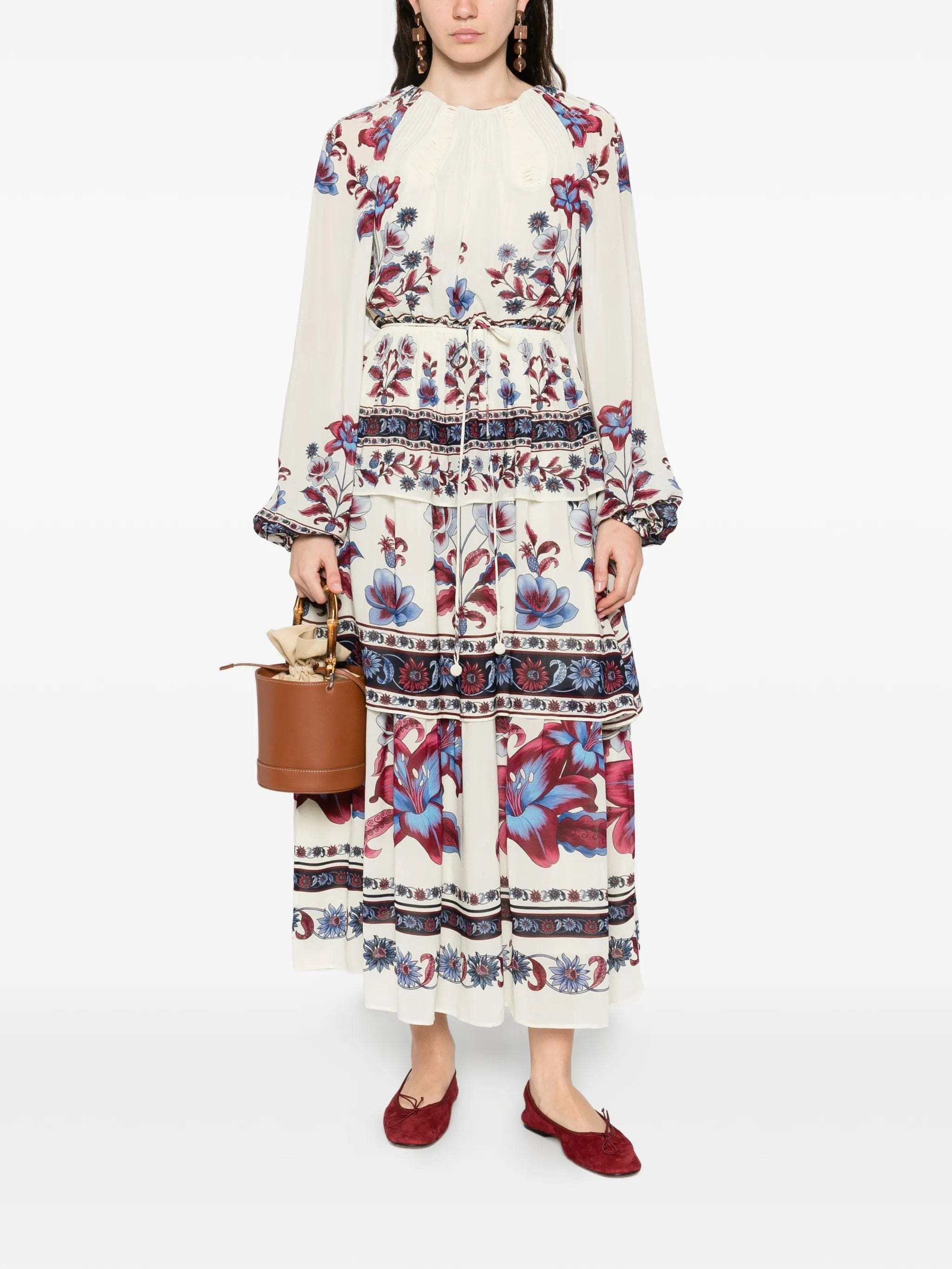 FARM Rio Malu Winter floral - print maxi dress