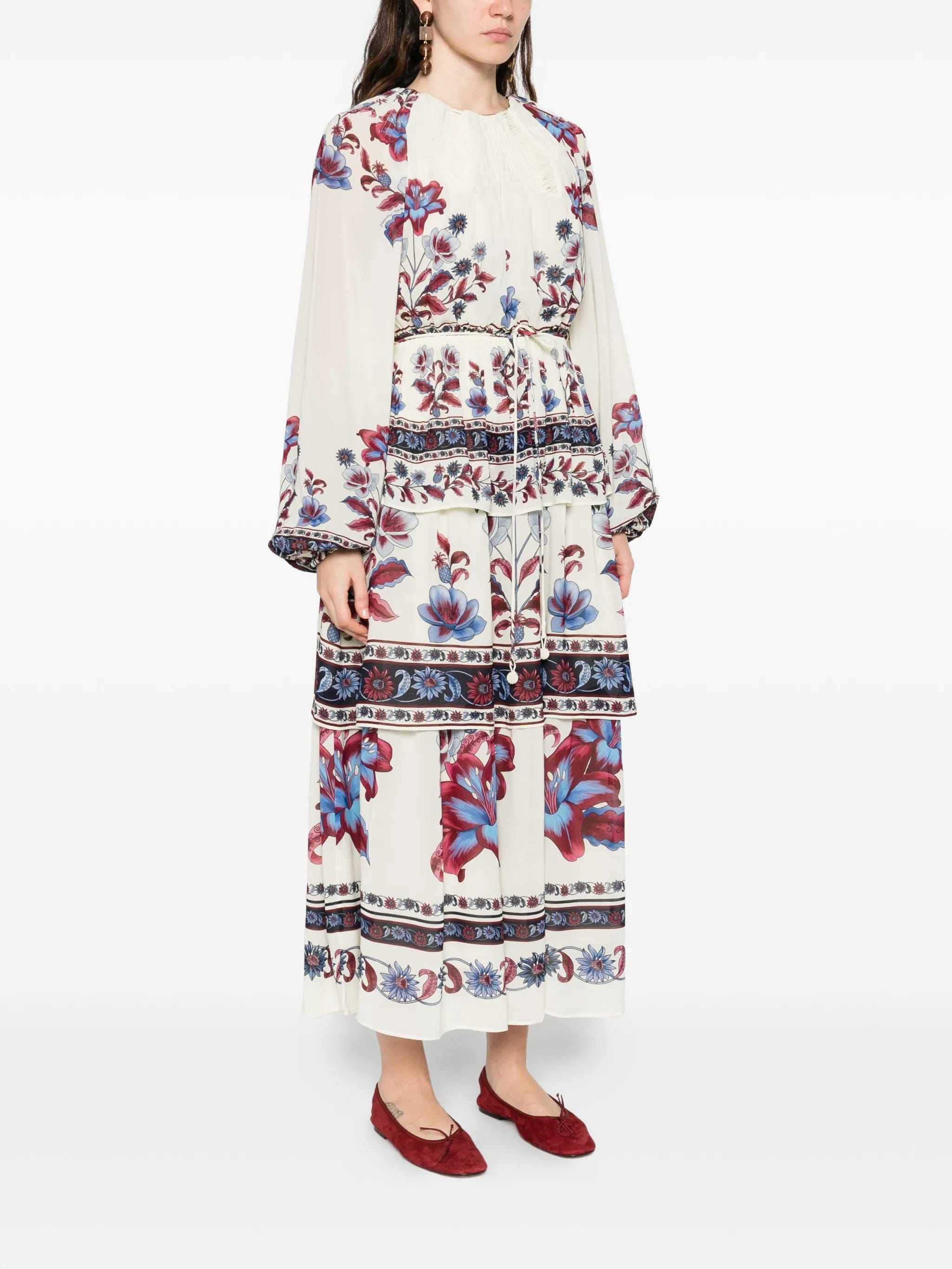 FARM Rio Malu Winter floral - print maxi dress
