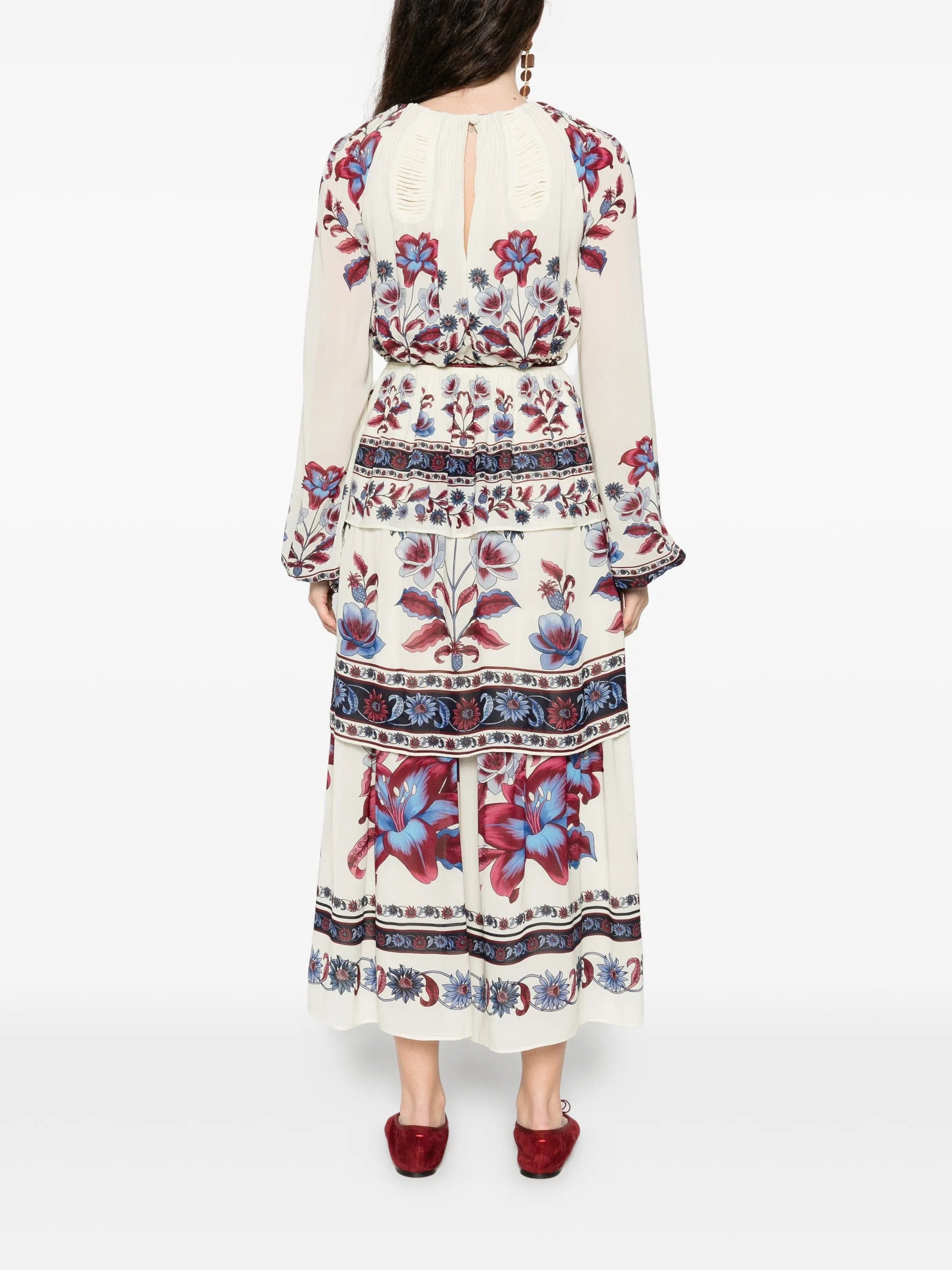 FARM Rio Malu Winter floral - print maxi dress