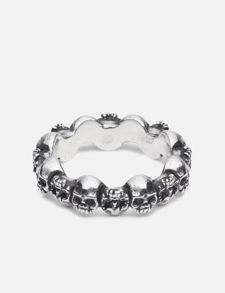 Twojeys Stacked Skull Ring