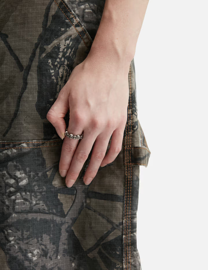 Twojeys Stacked Skull Ring