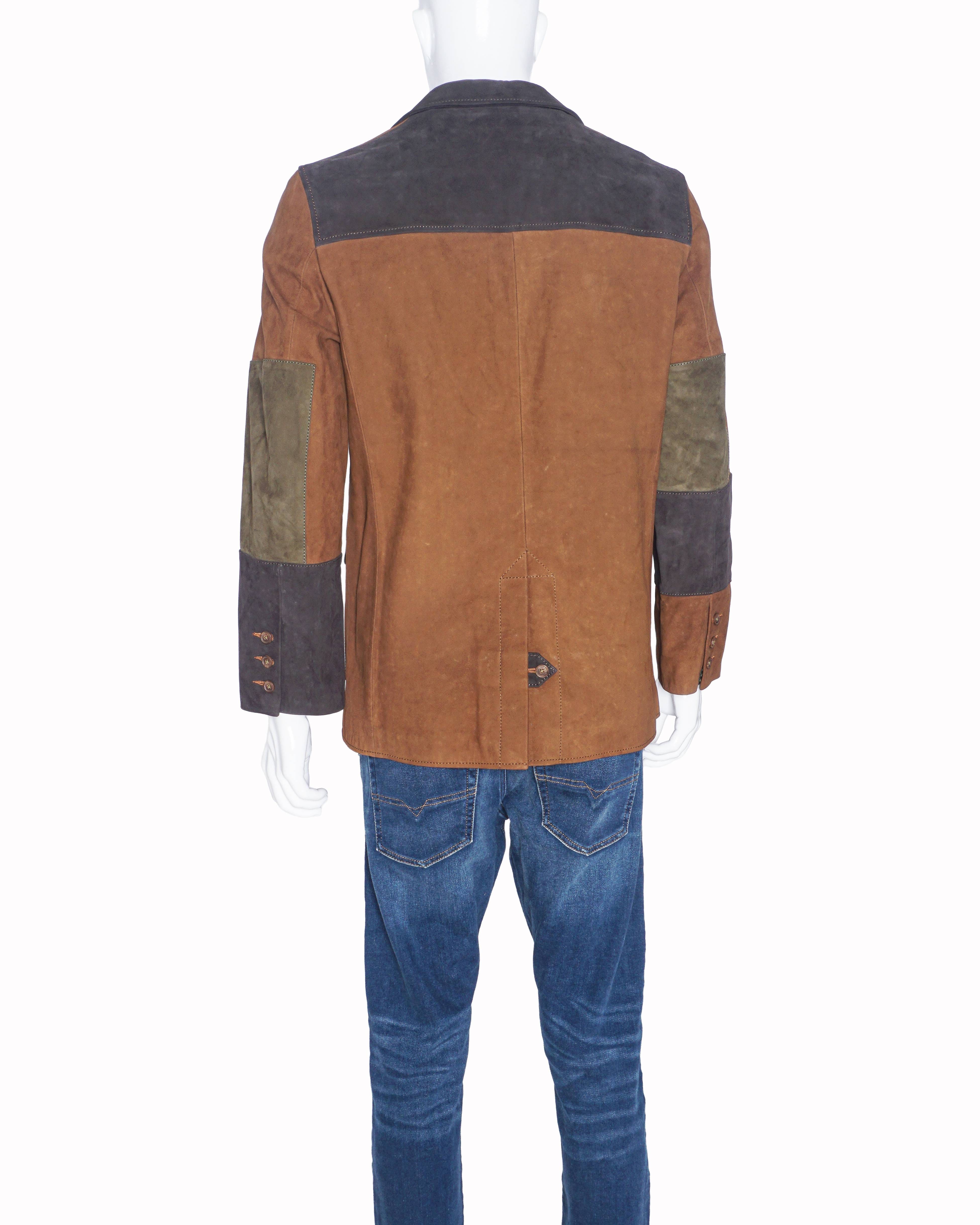 Robert Graham Multi - Texture Patchwork Structured Blazer