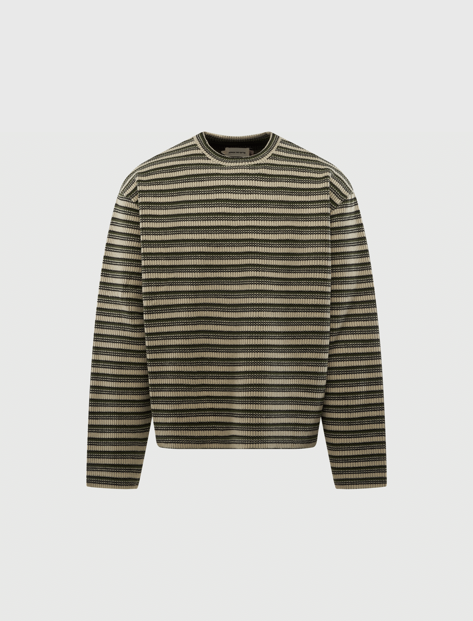 HONOR THE GIFT SPEAK STRIPED CREW