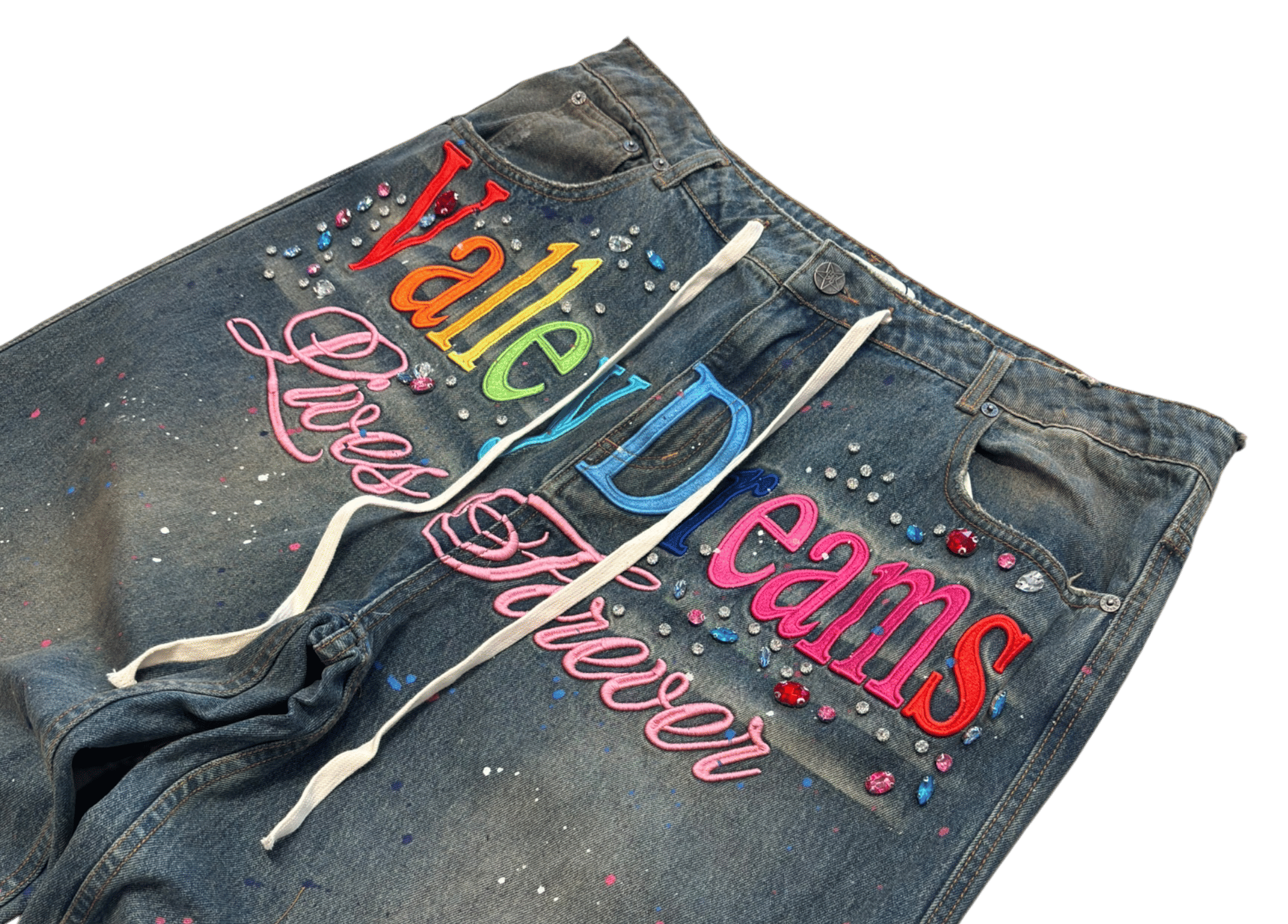 Vale Forever Denim Jeans Ice Cream COND NEW