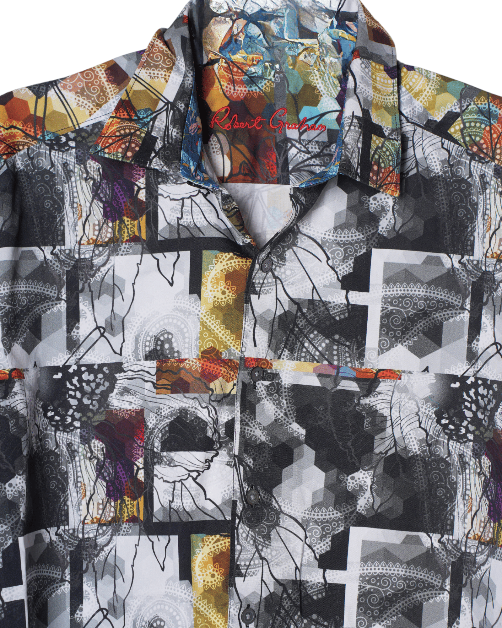 Robert Graham Black Paisley Shirt