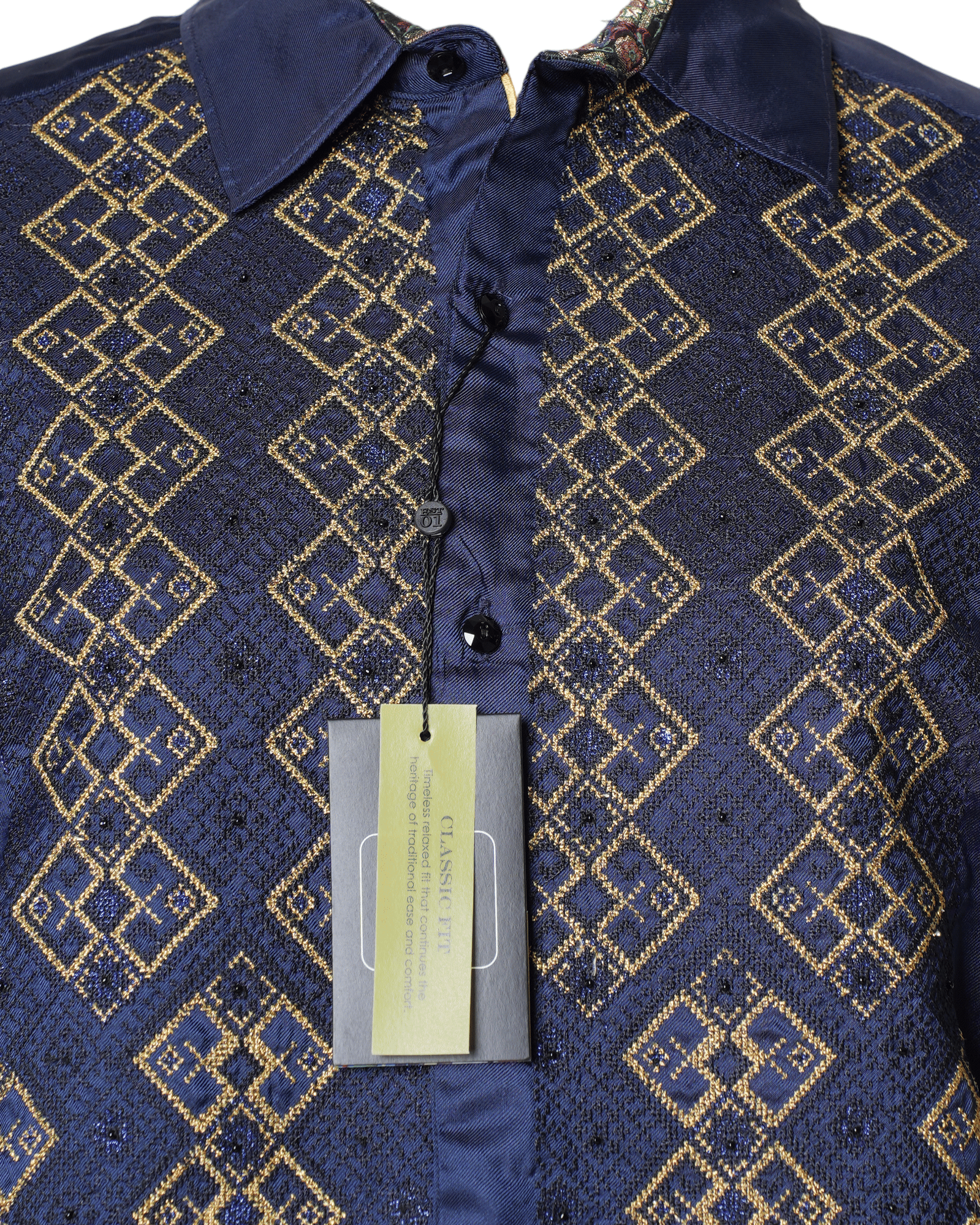Robert Graham Shirt With Golden Embroidery
