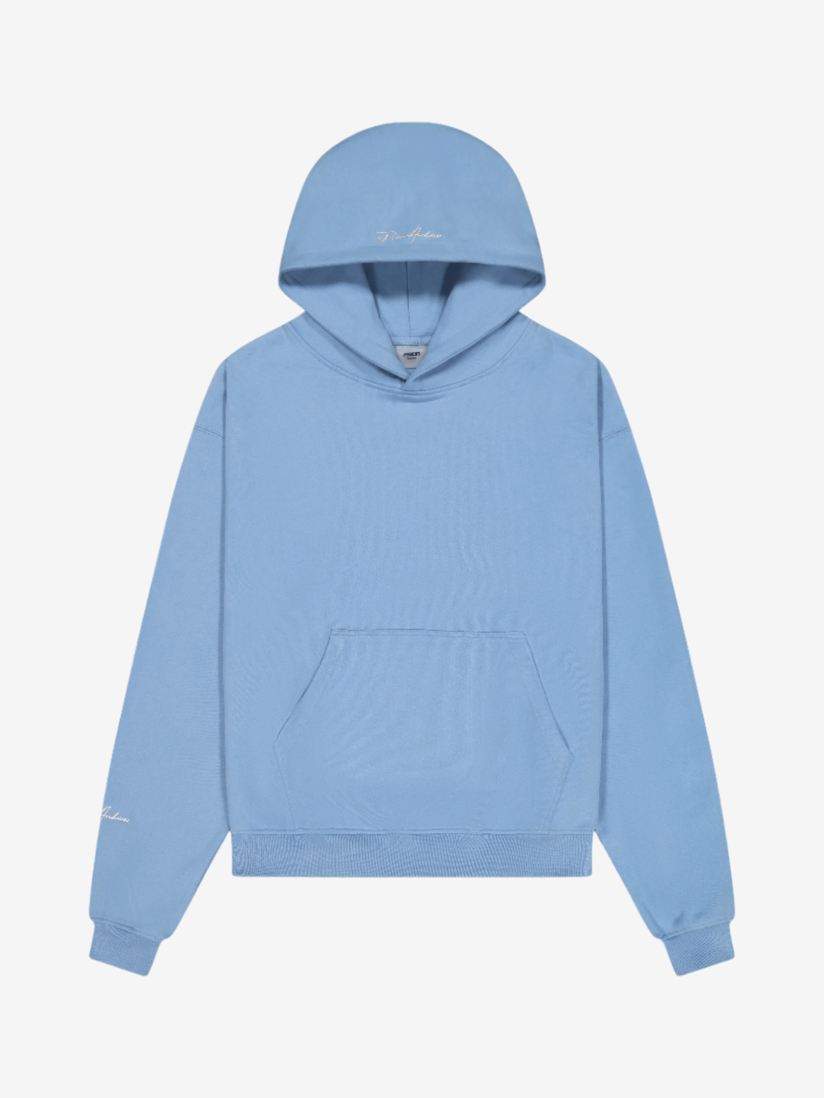 Prior Archives Prior Embroidery Logo Oversized Cropped Hoodie Coast