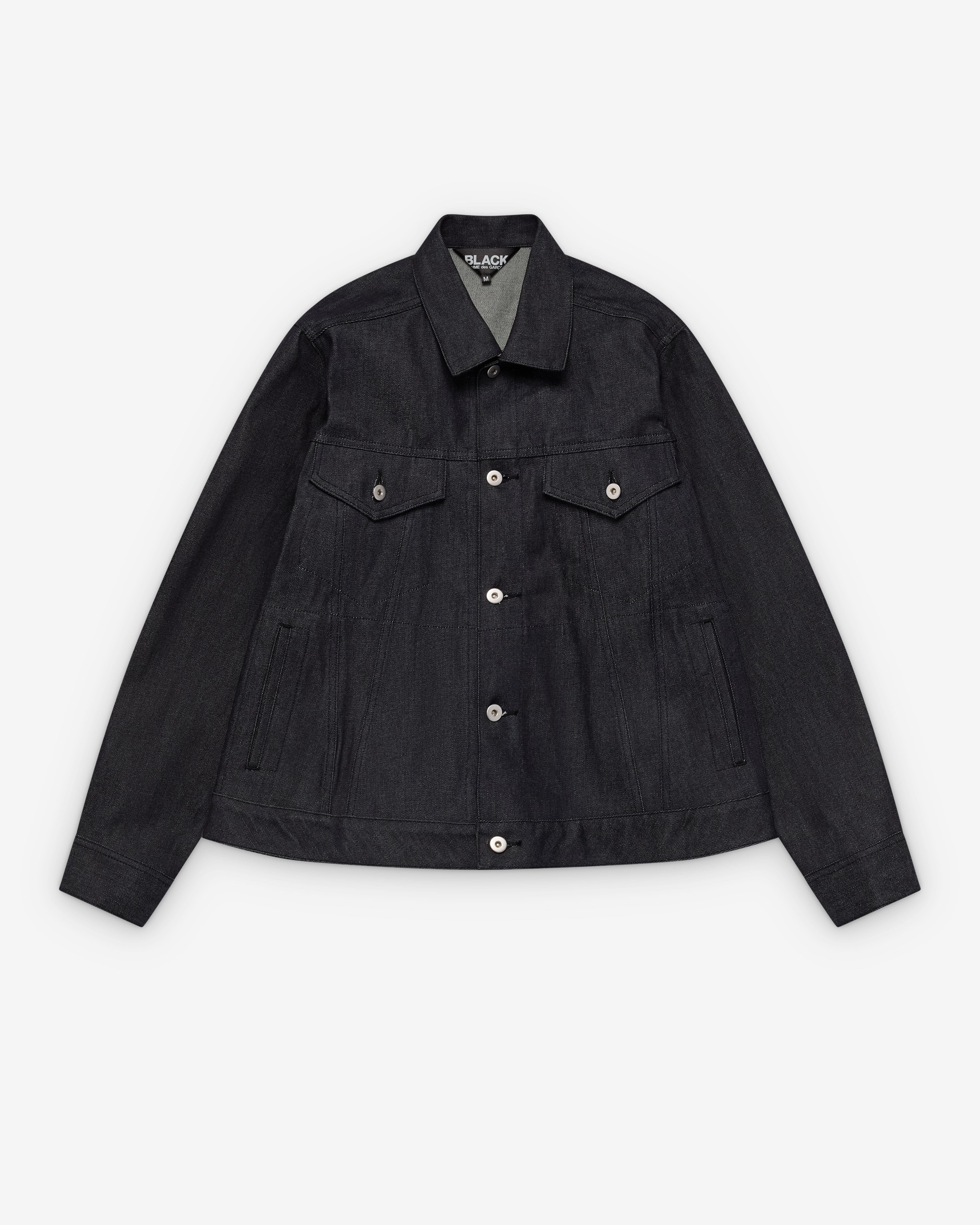CDG Black Collection Black Comme des Garçons - Men's Button Up Jacket - (Indigo)