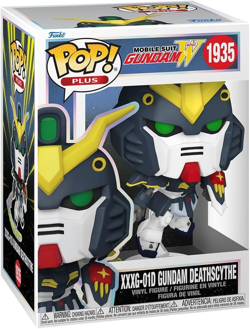 Merch by Beverly Mobile Suit Gundam Wing XXX - 01D Gundam Deathscythe Funko Pop! Vinyl Figure Plus #1935 with Funko Protector