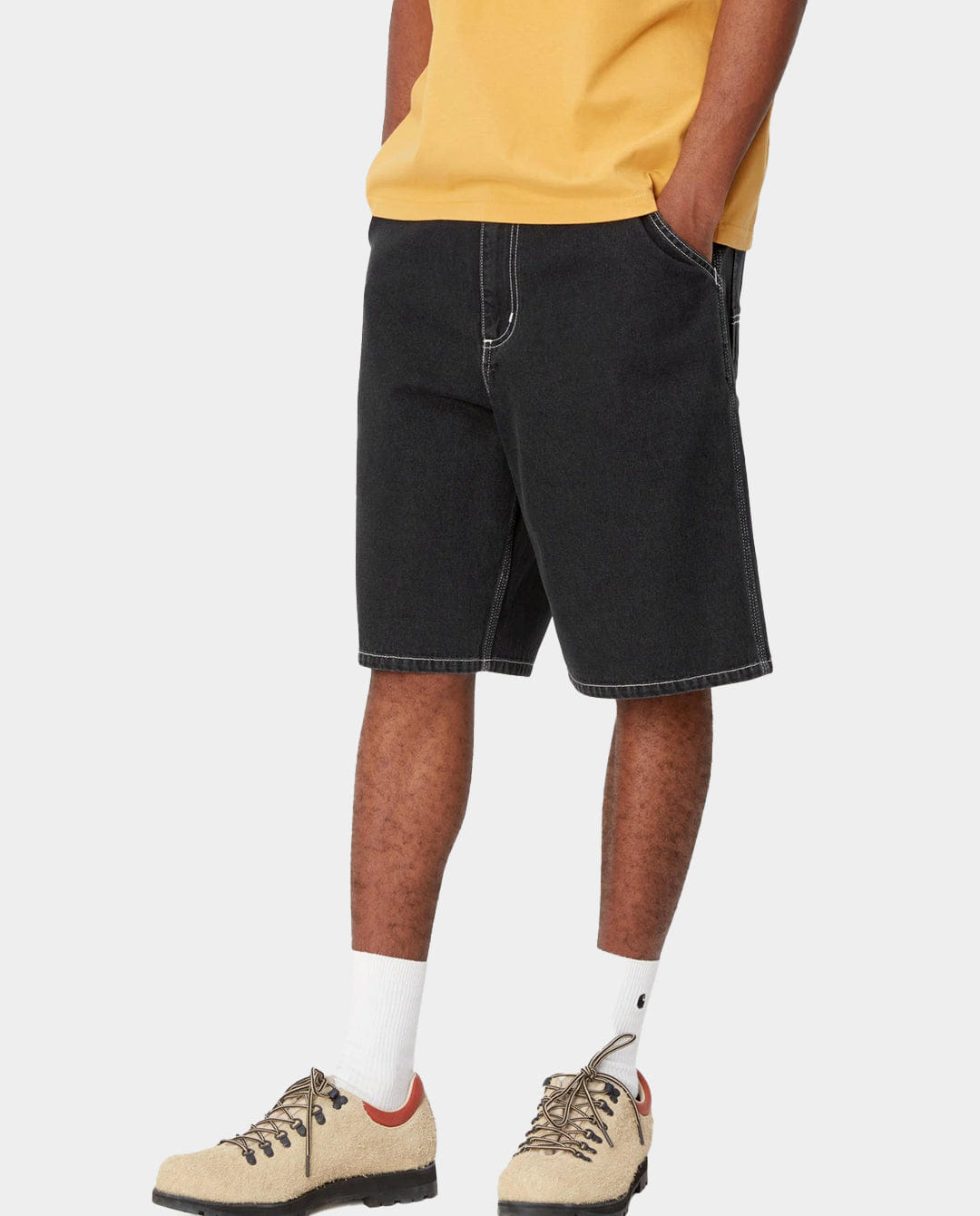 Carhartt WIP - Simple Short - Black Stone Washed