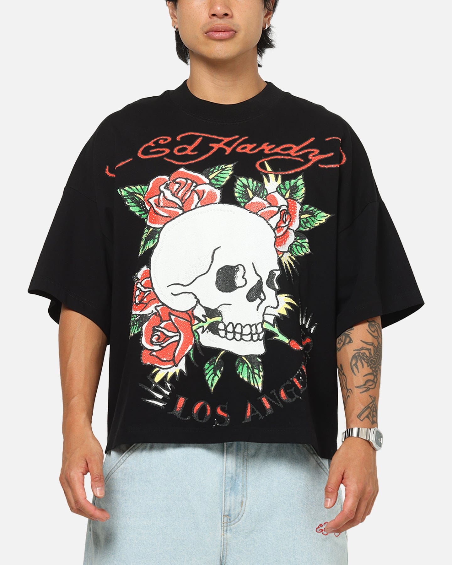 Ed Hardy Eternal T - Shirt Black