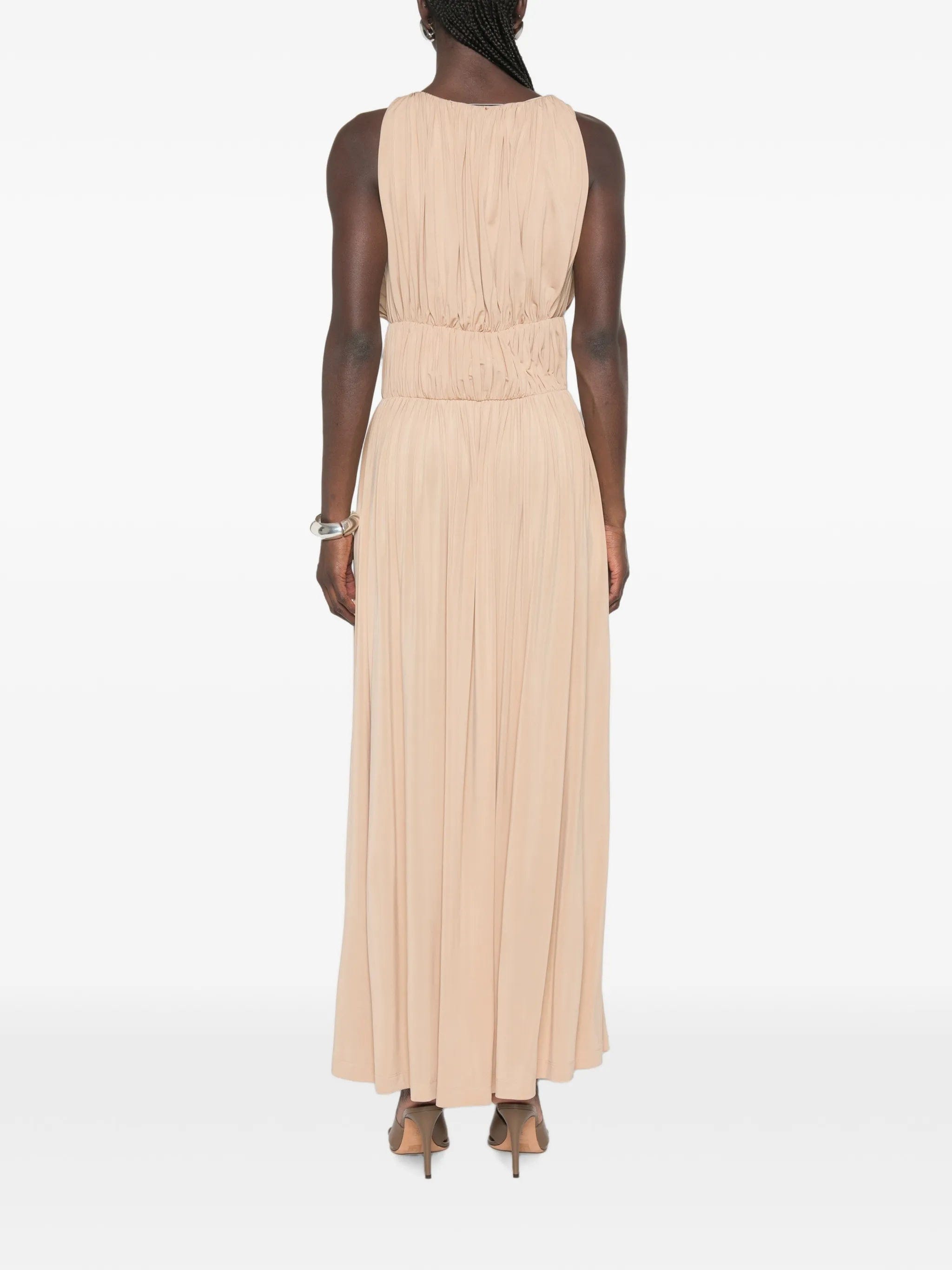 TOVE Ouida pleated maxi dress