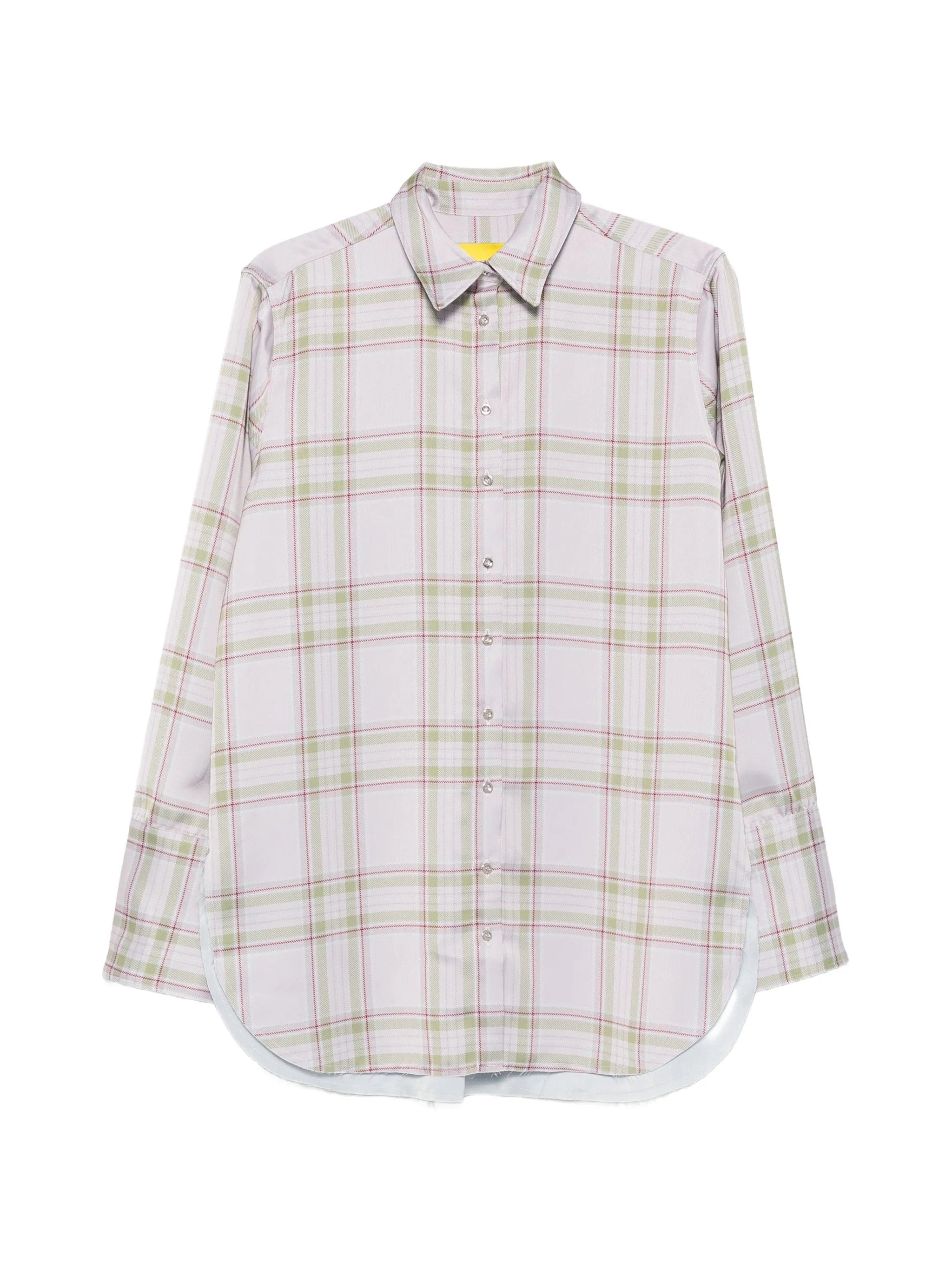 Marques'almeida tartan - pattern shirt