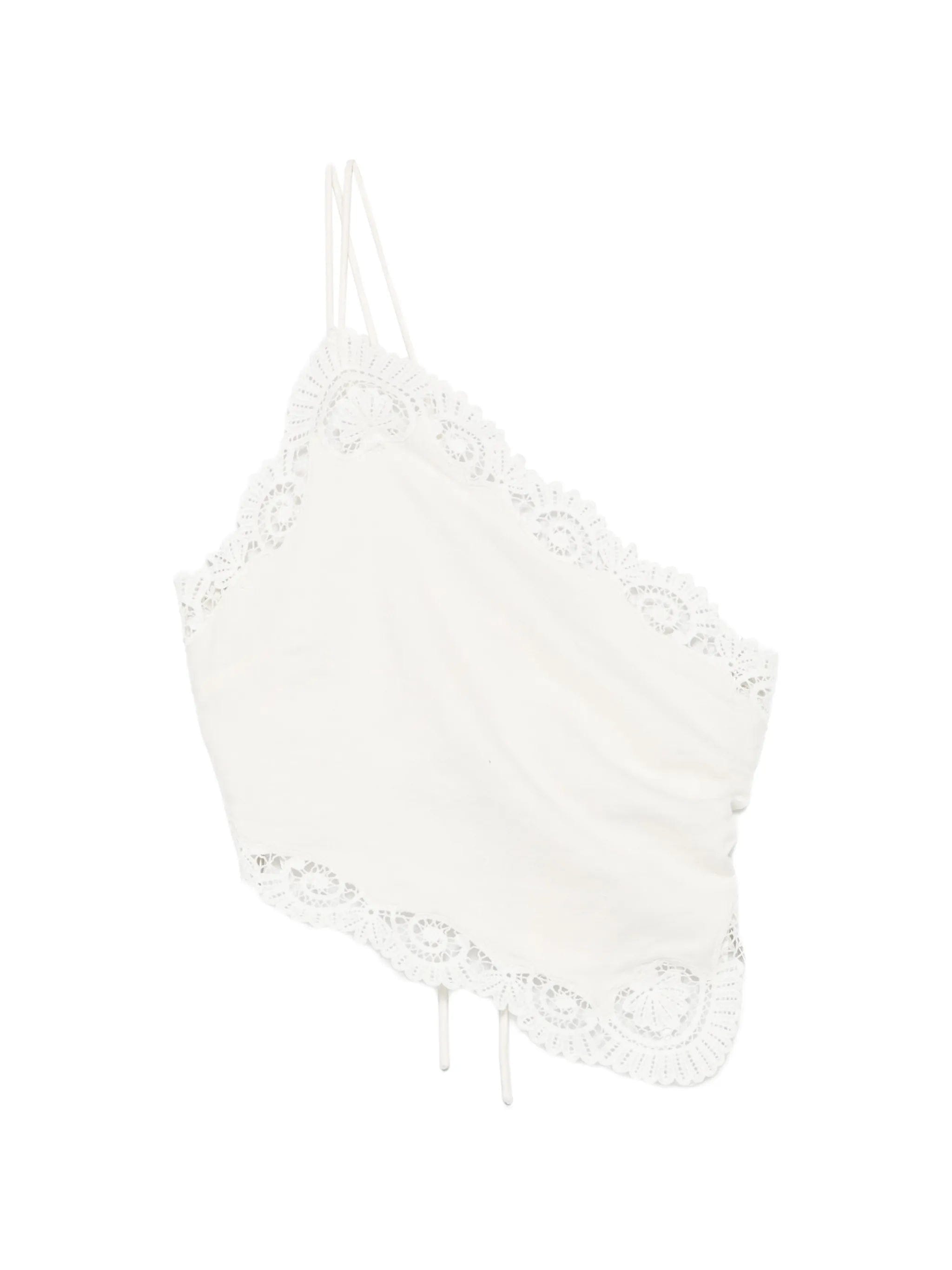 Posse Darya lace - trim linen blouse