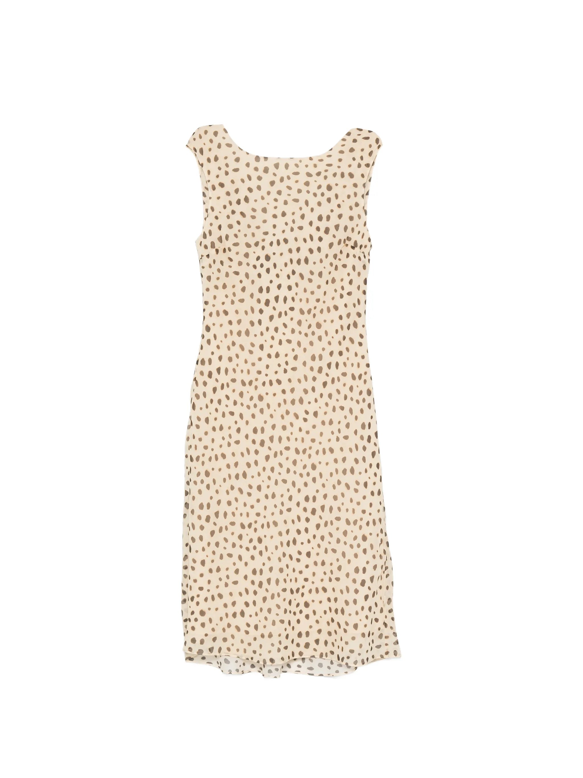 Posse Leo cheetah - print midi dress