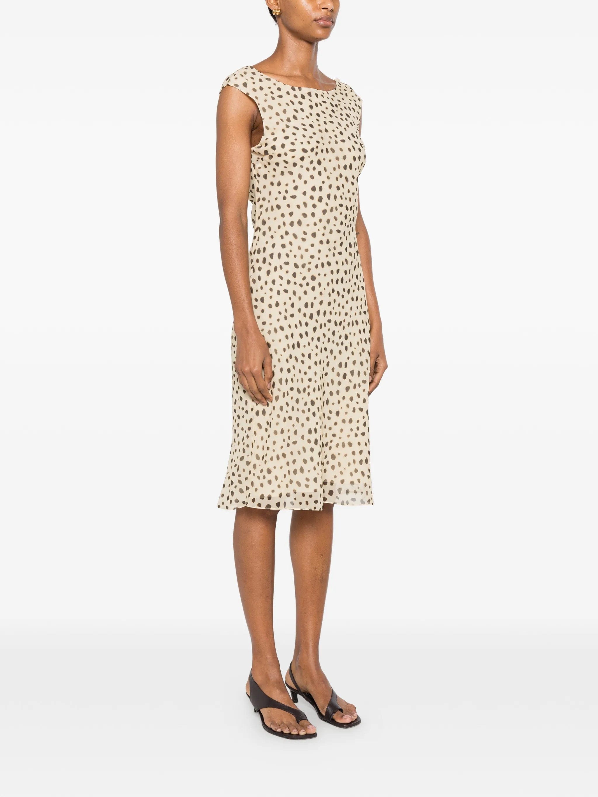 Posse Leo cheetah - print midi dress