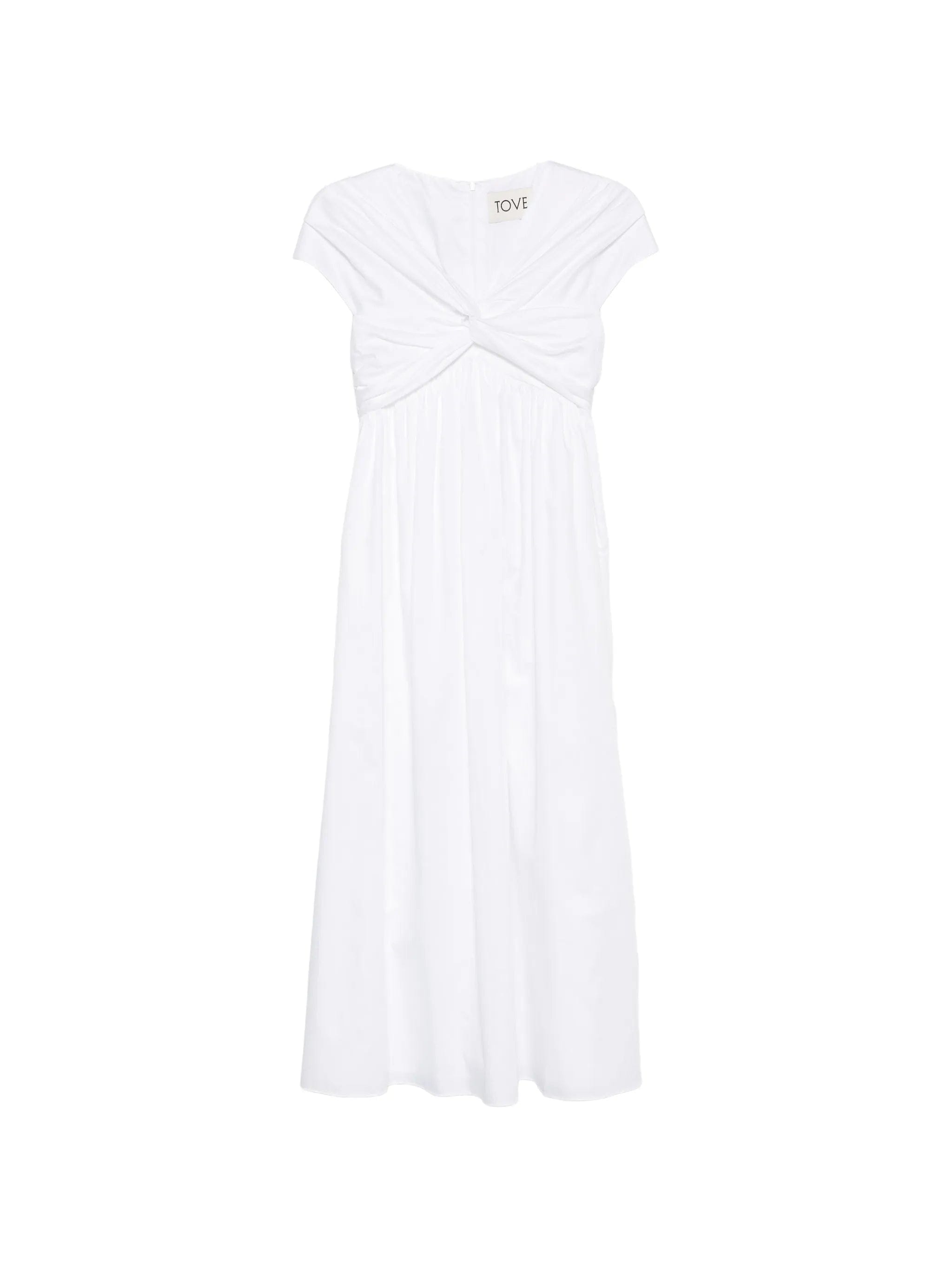 TOVE Rafelle twisted - detail midi dress