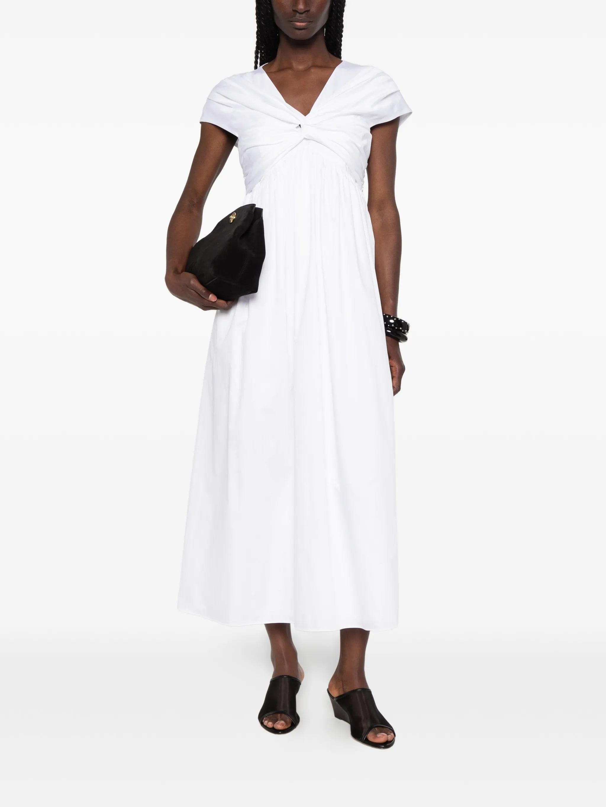 TOVE Rafelle twisted - detail midi dress