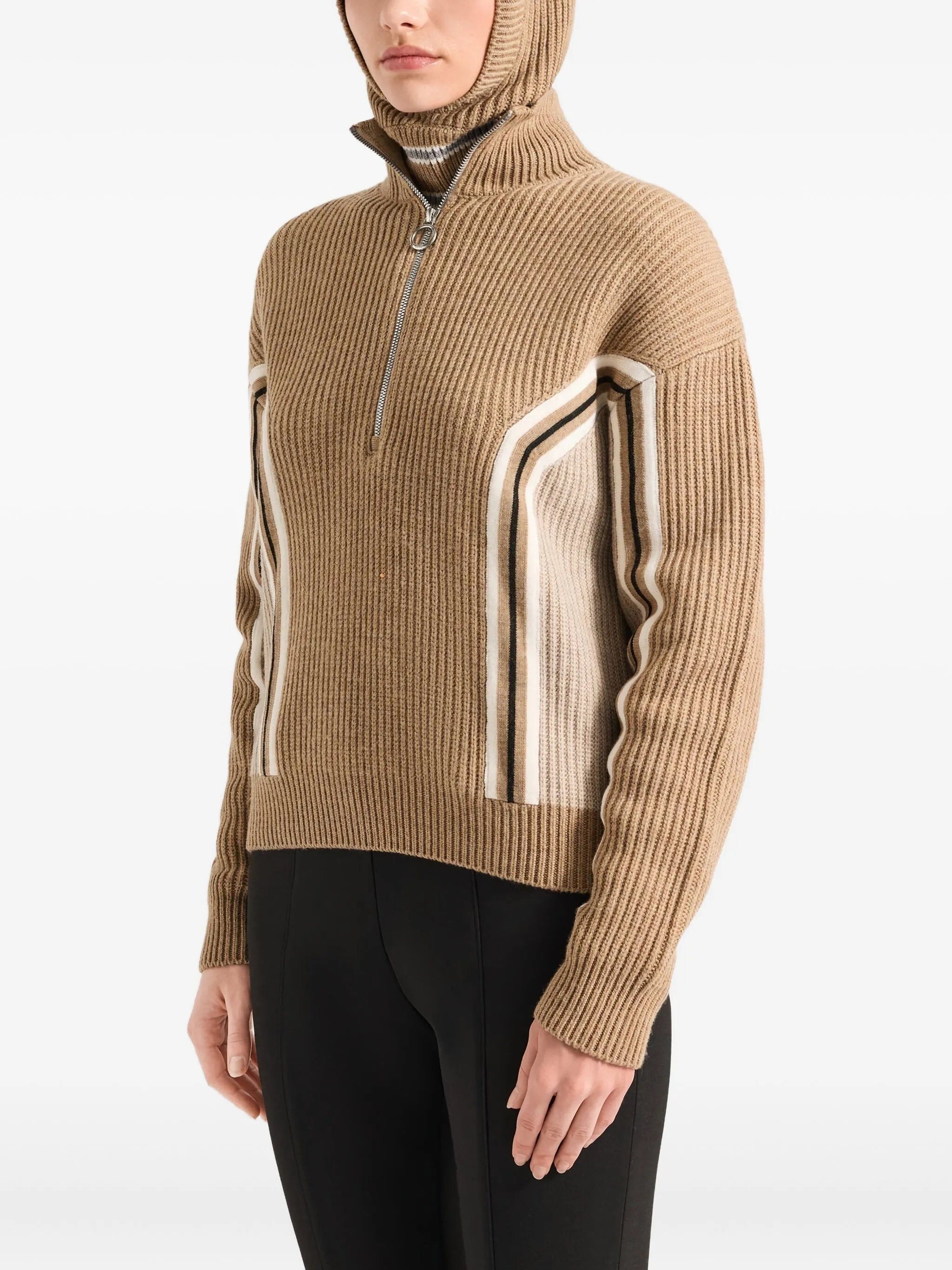Fusalp Mirala ribbed half - zip sweater