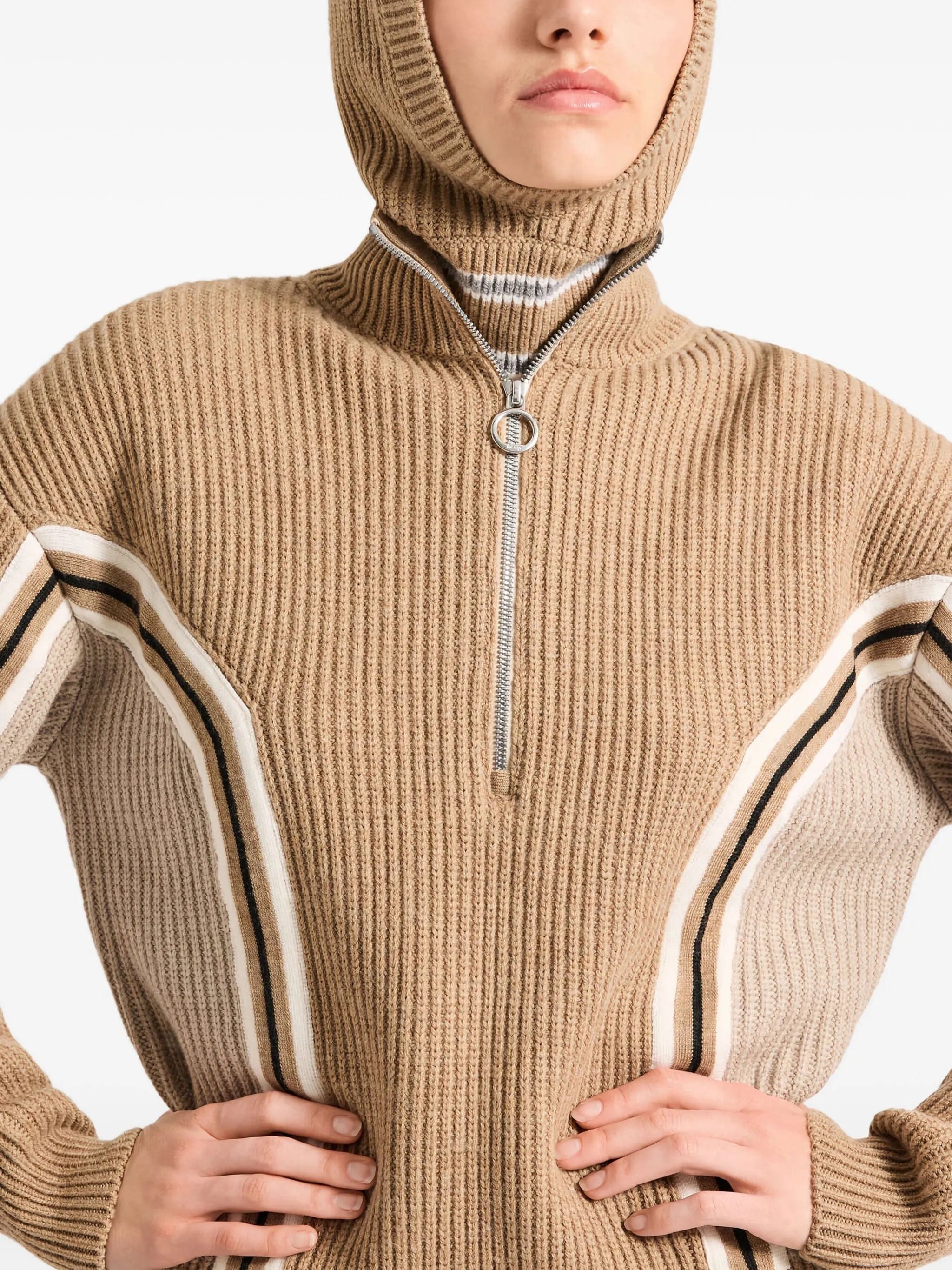 Fusalp Mirala ribbed half - zip sweater
