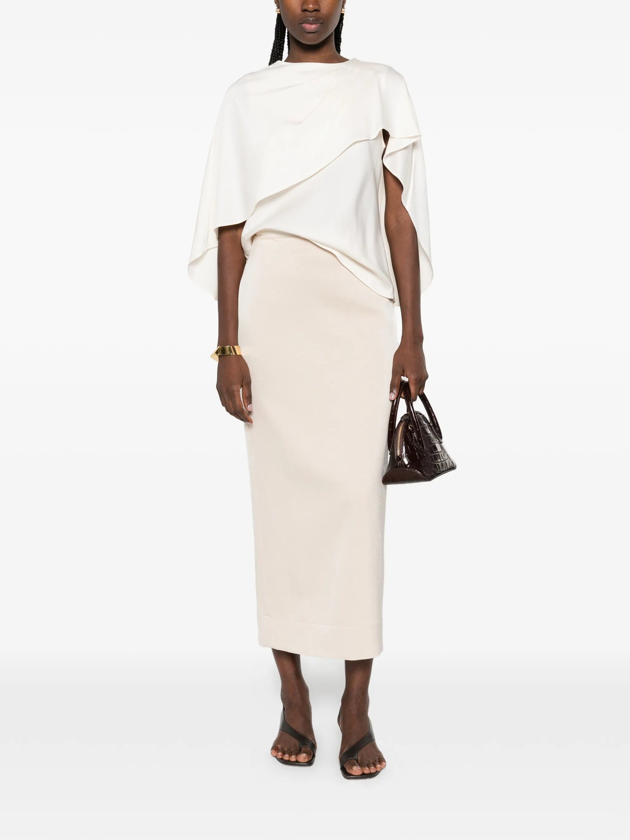Esse Studios Cartia midi skirt