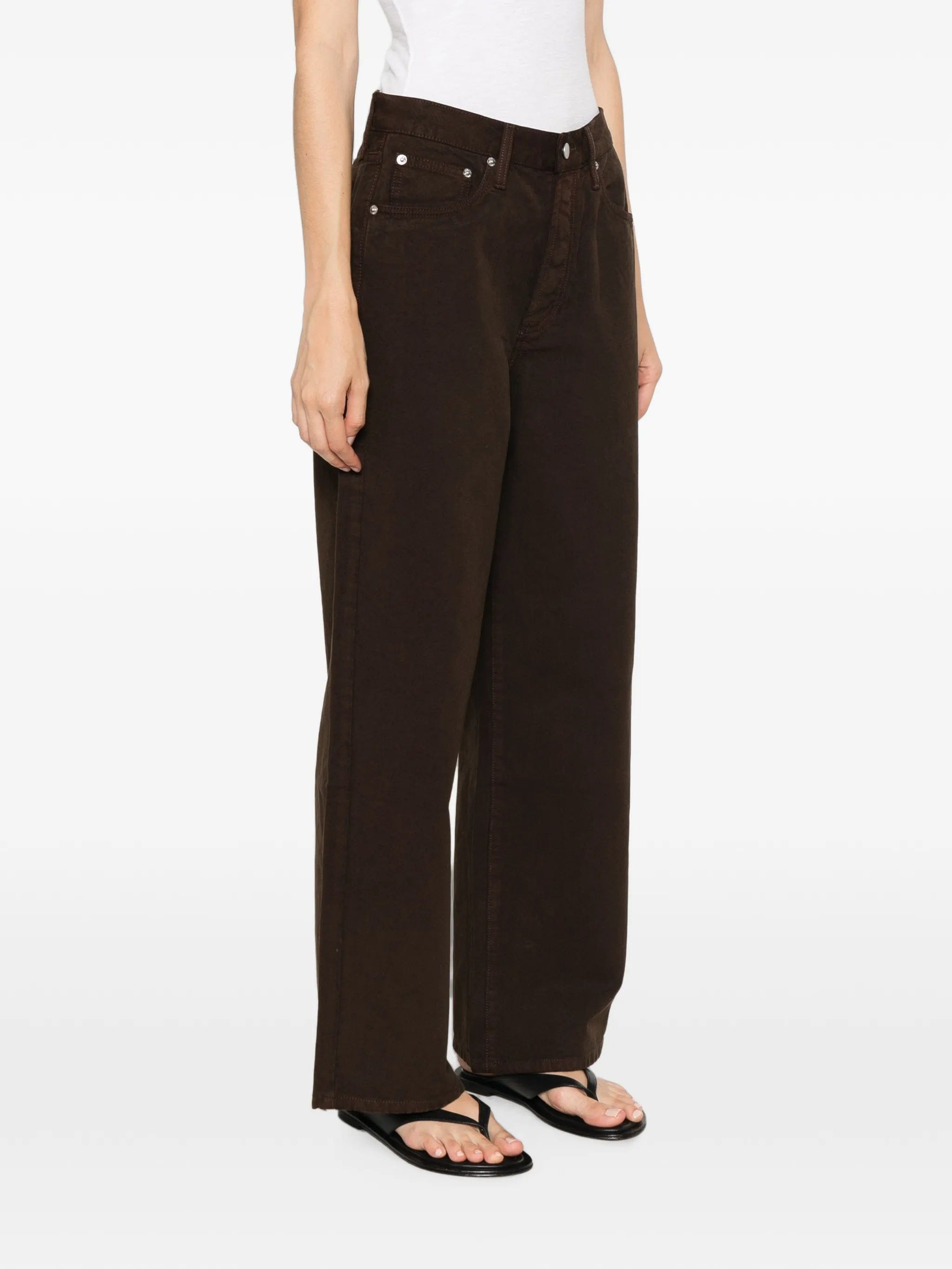 St. Agni canvas mid - rise jeans