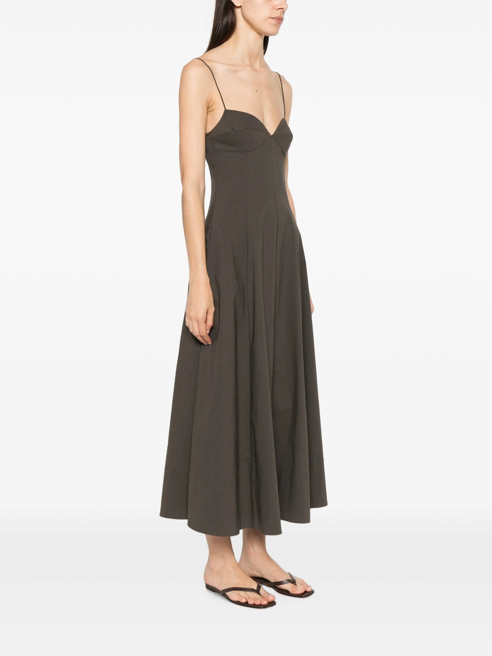 St. Agni Cami panelled midi dress