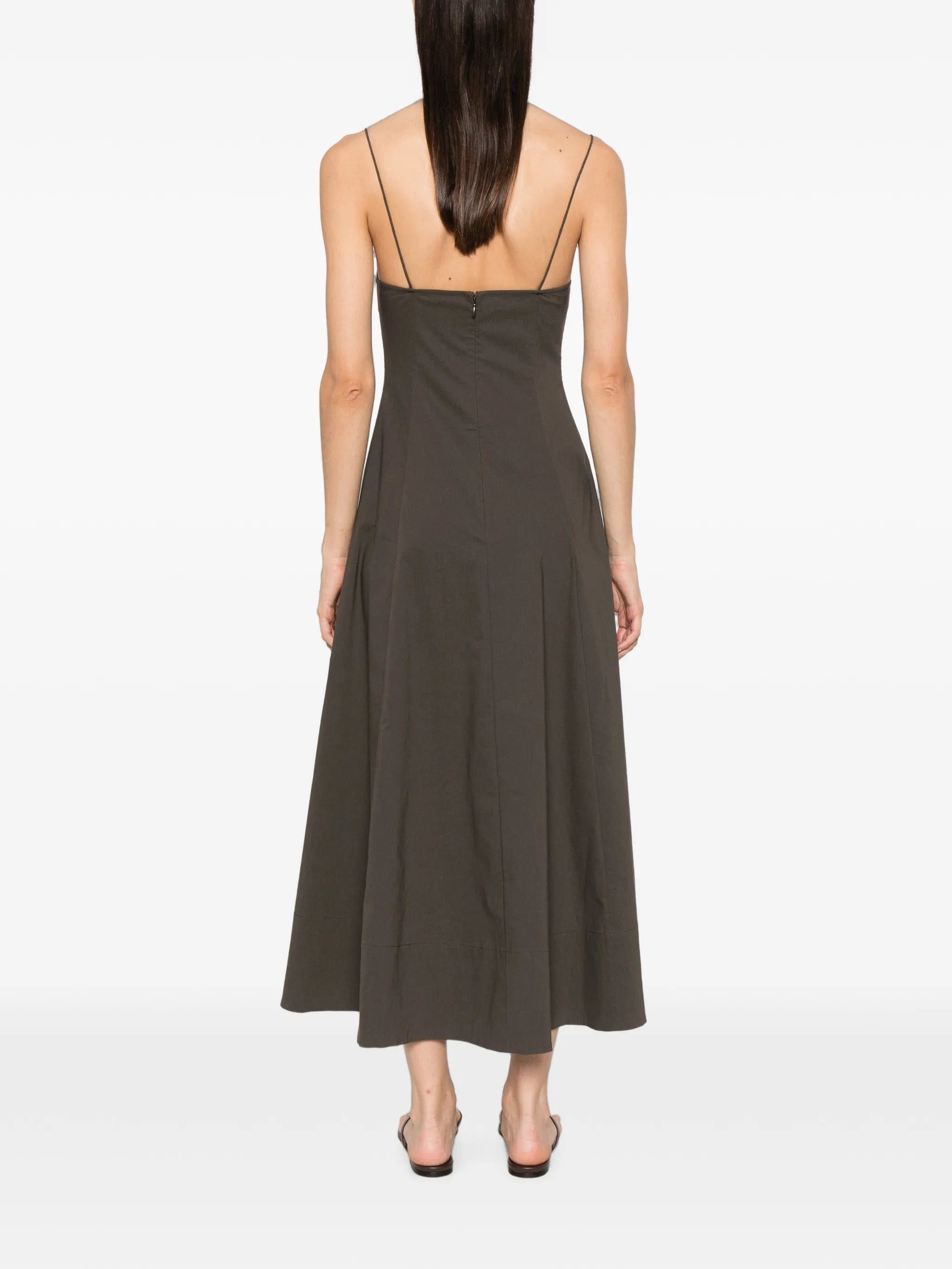 St. Agni Cami panelled midi dress