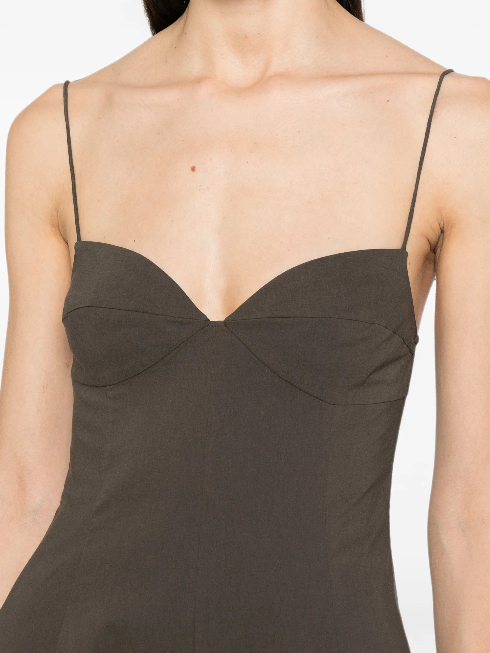 St. Agni Cami panelled midi dress