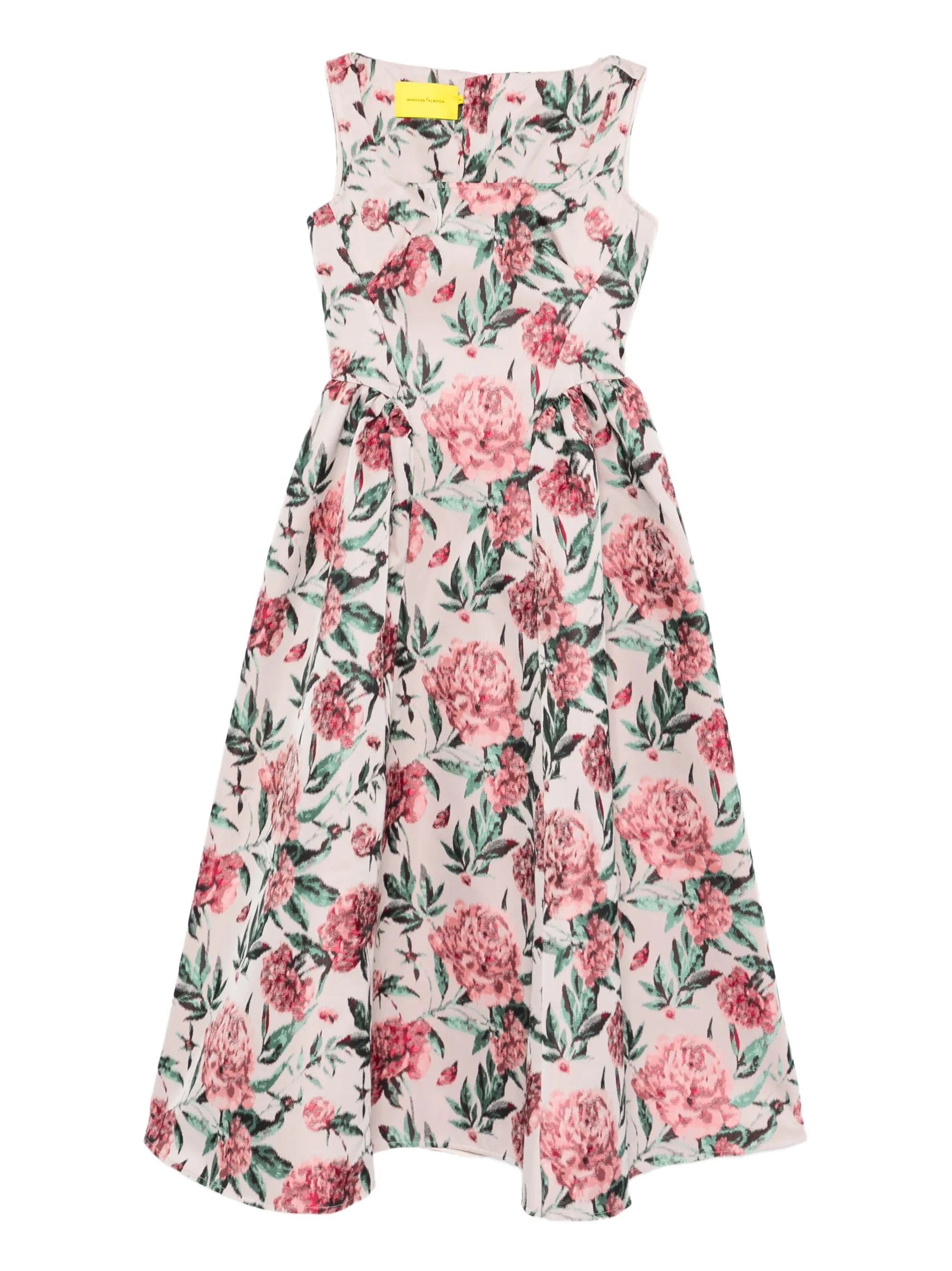 Marques'almeida floral midi dress