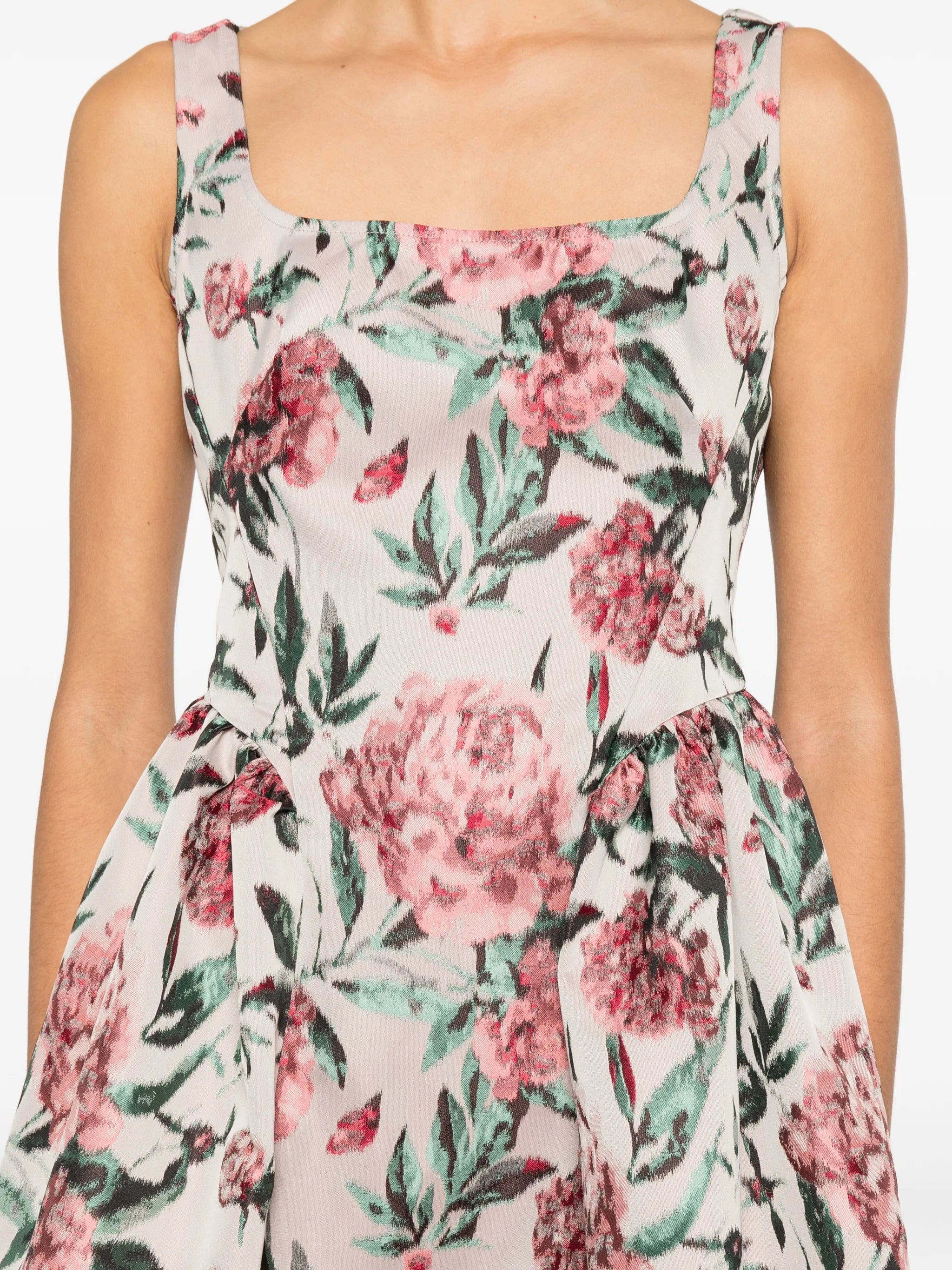 Marques'almeida floral midi dress
