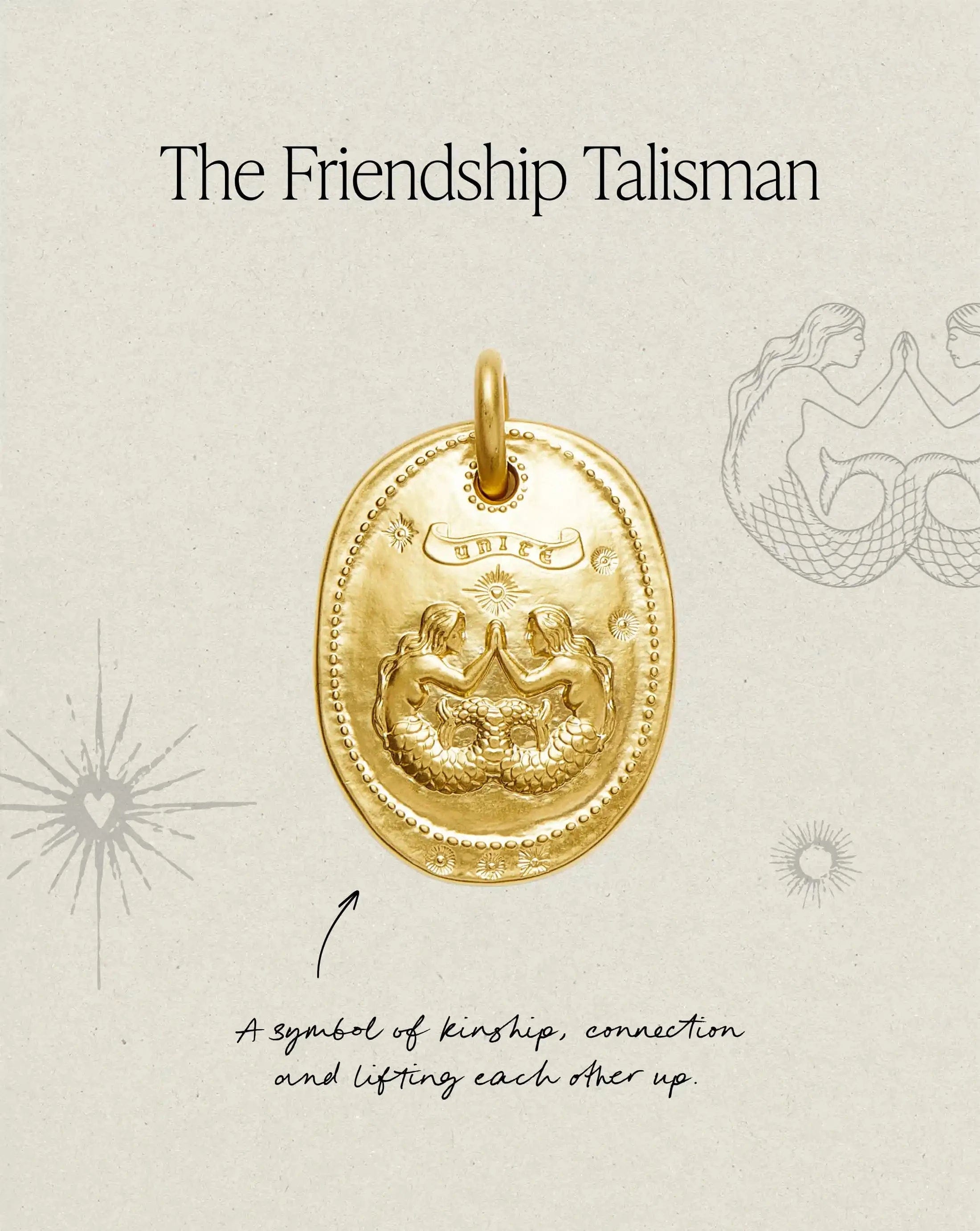 Missoma The Friendship Talisman Pendant | 18ct Gold Plated