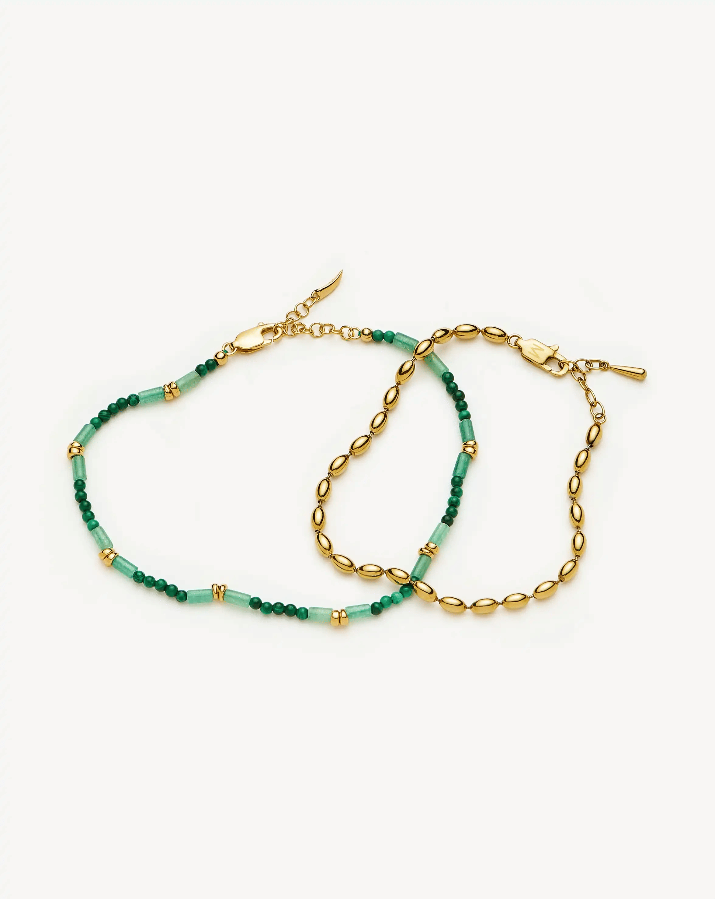 Missoma The Destination Bracelet Set | 18ct Gold plated