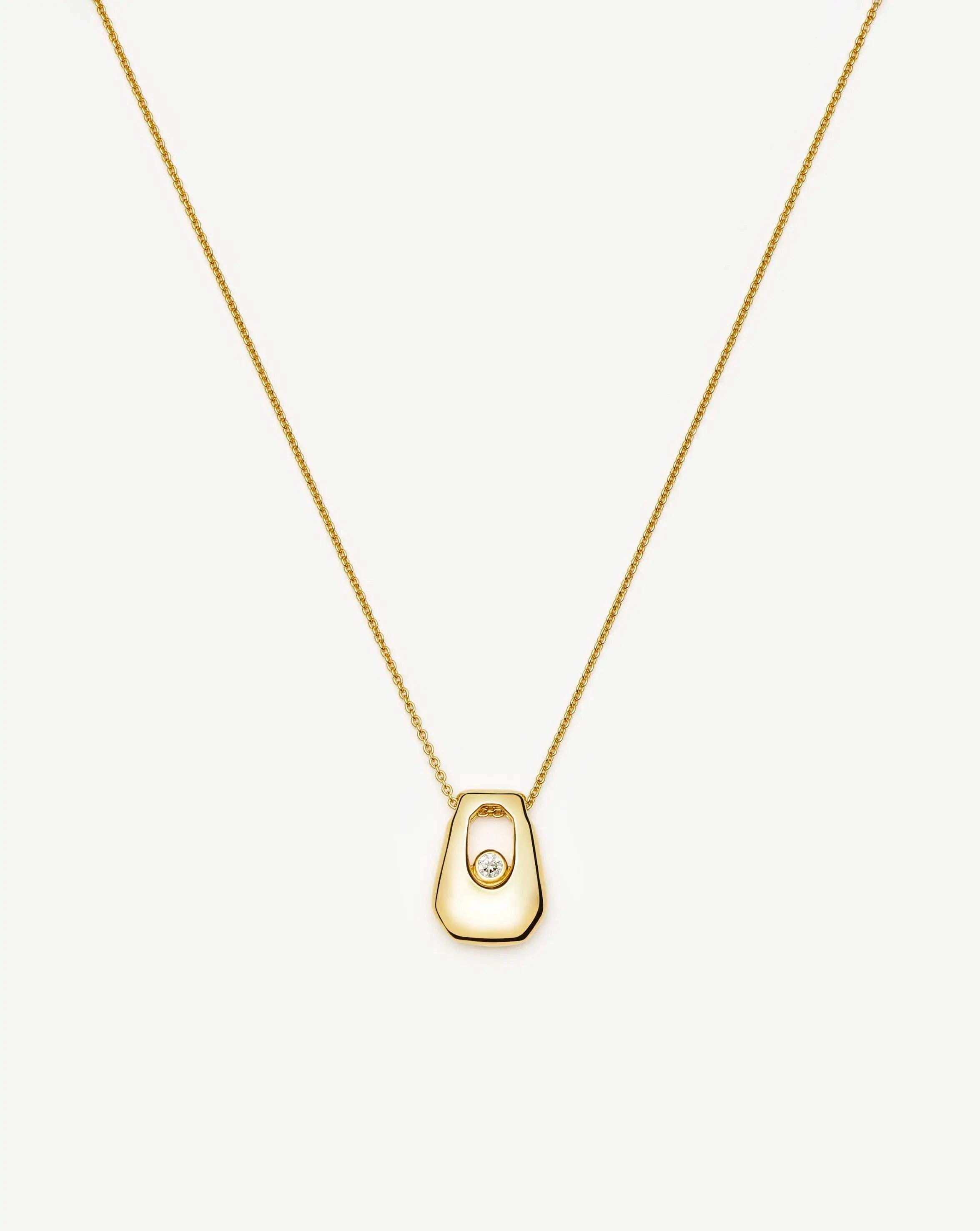 Missoma Lucy Williams Arco Pendant Necklace | 18ct Gold Vermeil