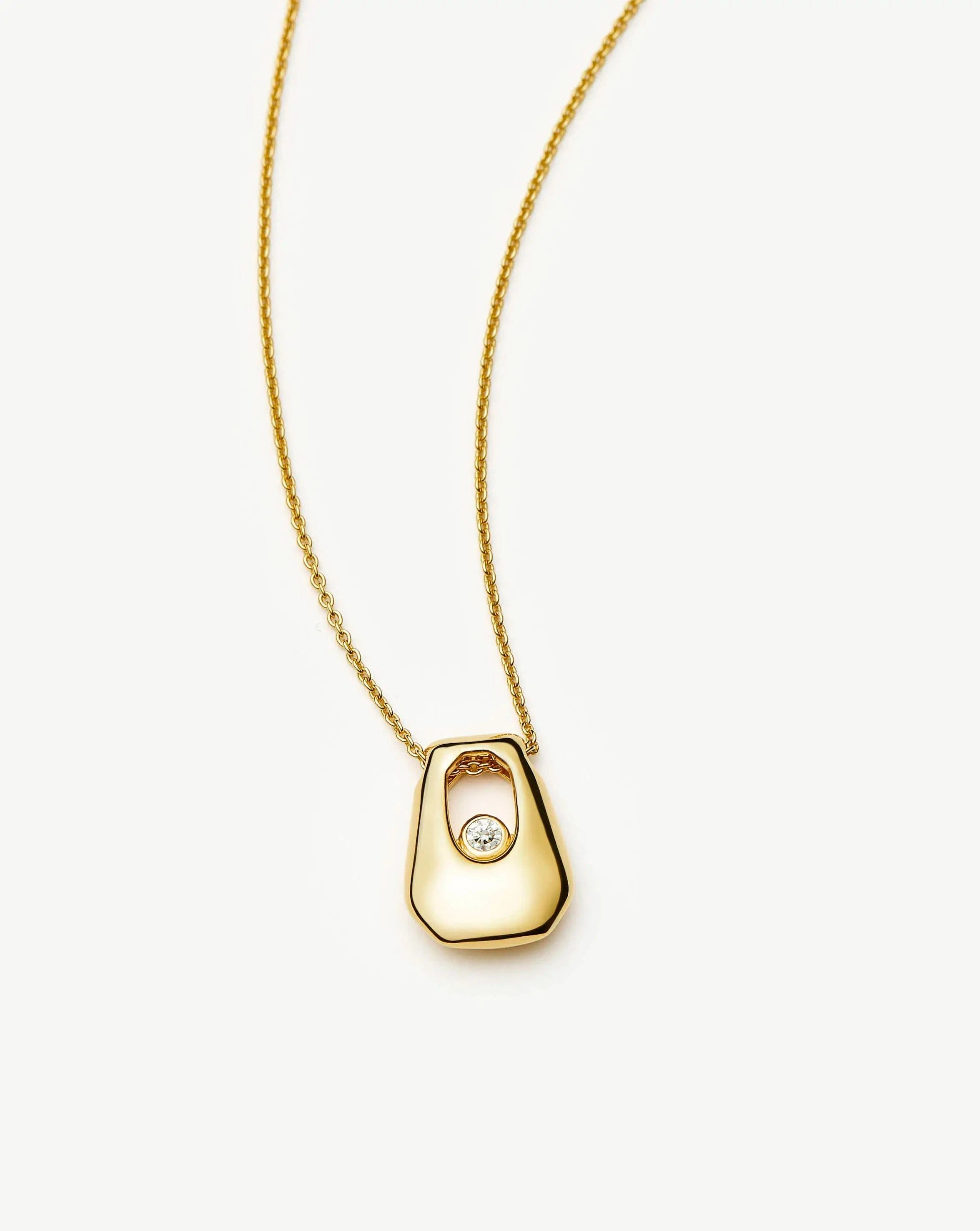 Missoma Lucy Williams Arco Pendant Necklace | 18ct Gold Vermeil