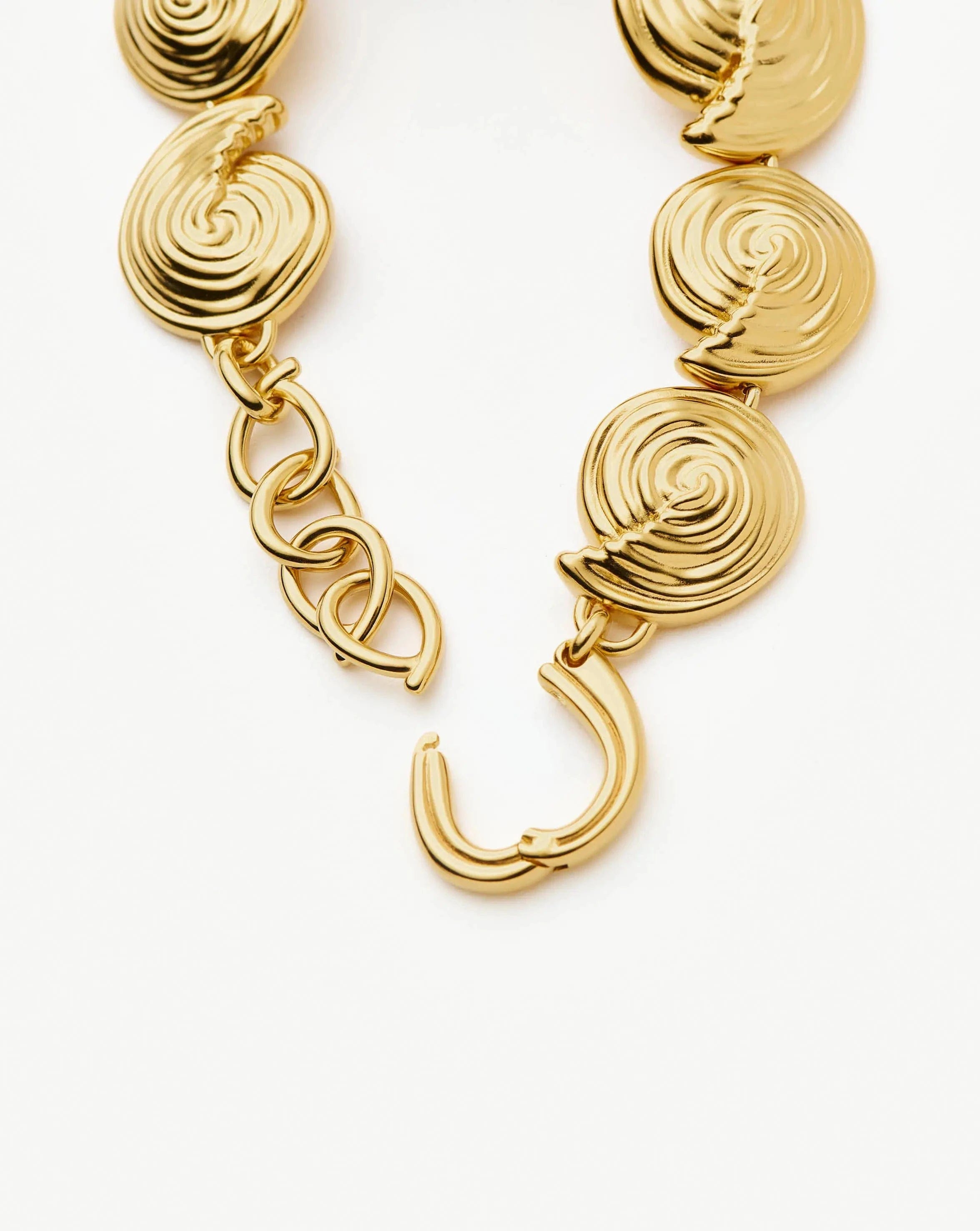 Missoma Spiral Statement Chain Bracelet | 18ct Gold Plated