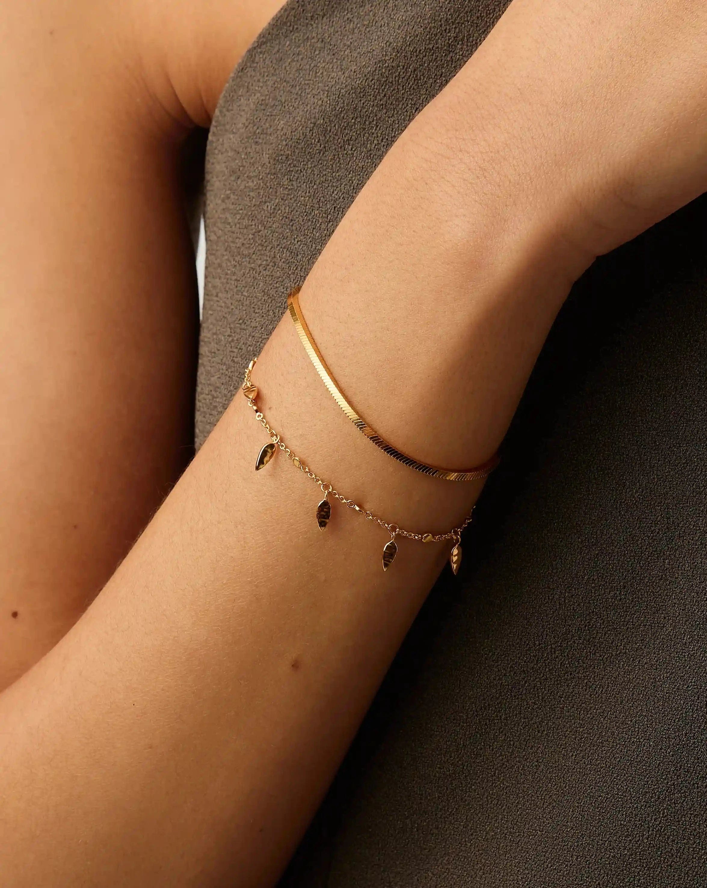 Missoma Leaf Bracelet