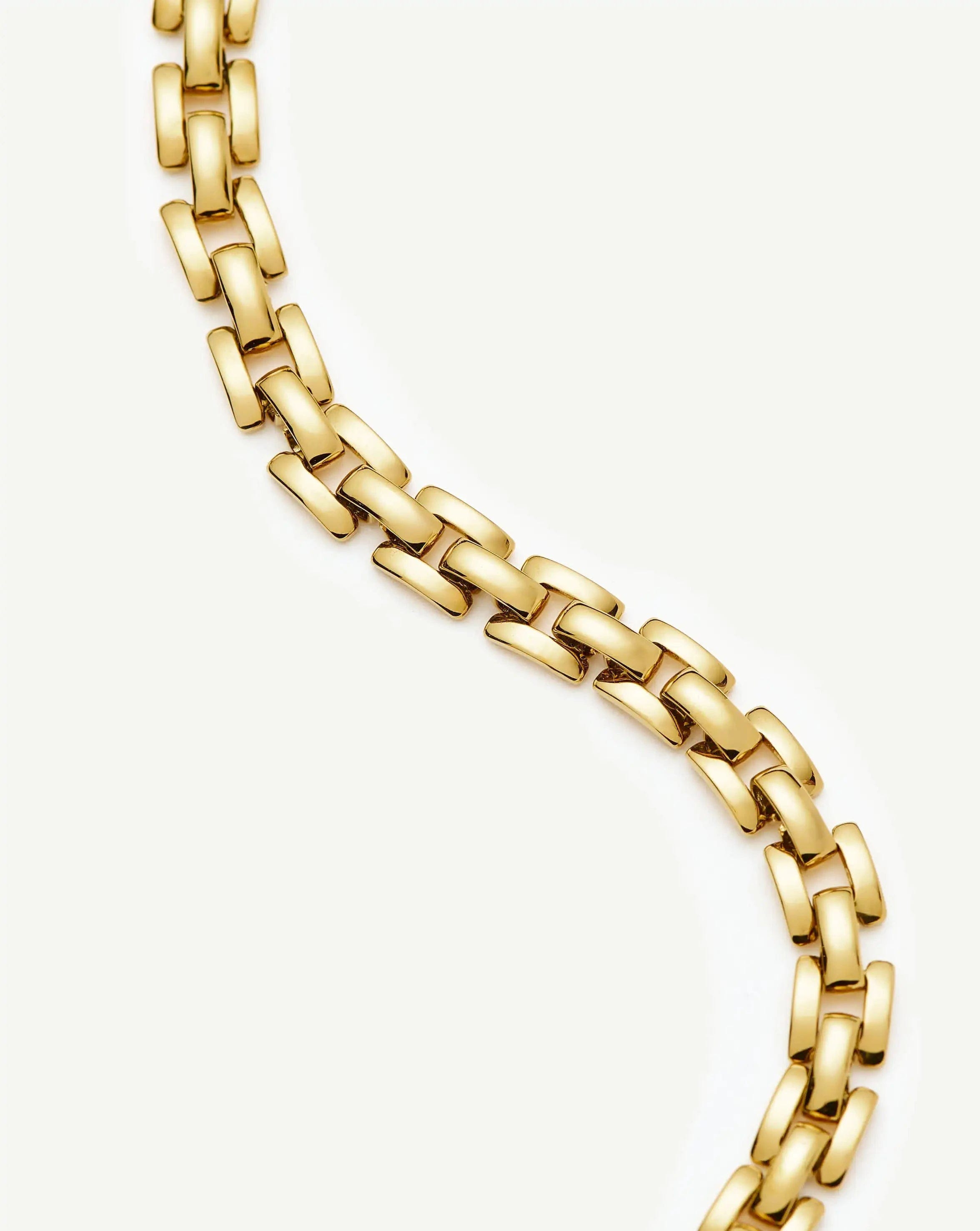 Missoma Timepiece Link Chain Bracelet | 18ct Gold Plated