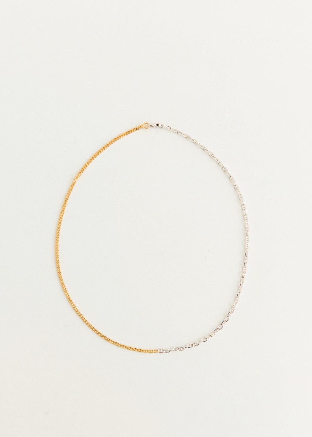 Tom Wood Rue Chain Duo Necklace