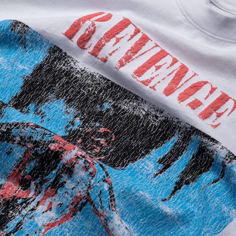 Revenge Silver T-Shirt - White