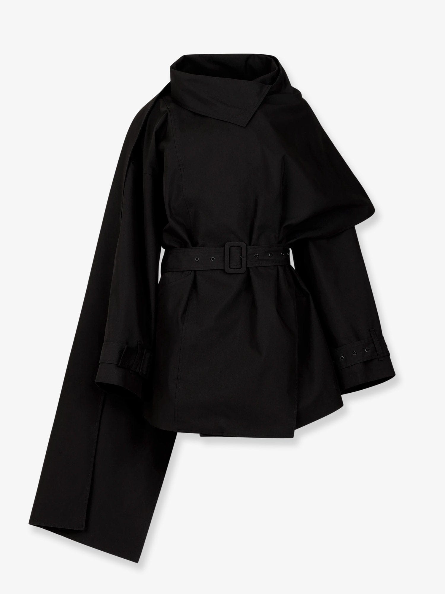 Entire Studios Mini Scarf cotton coat