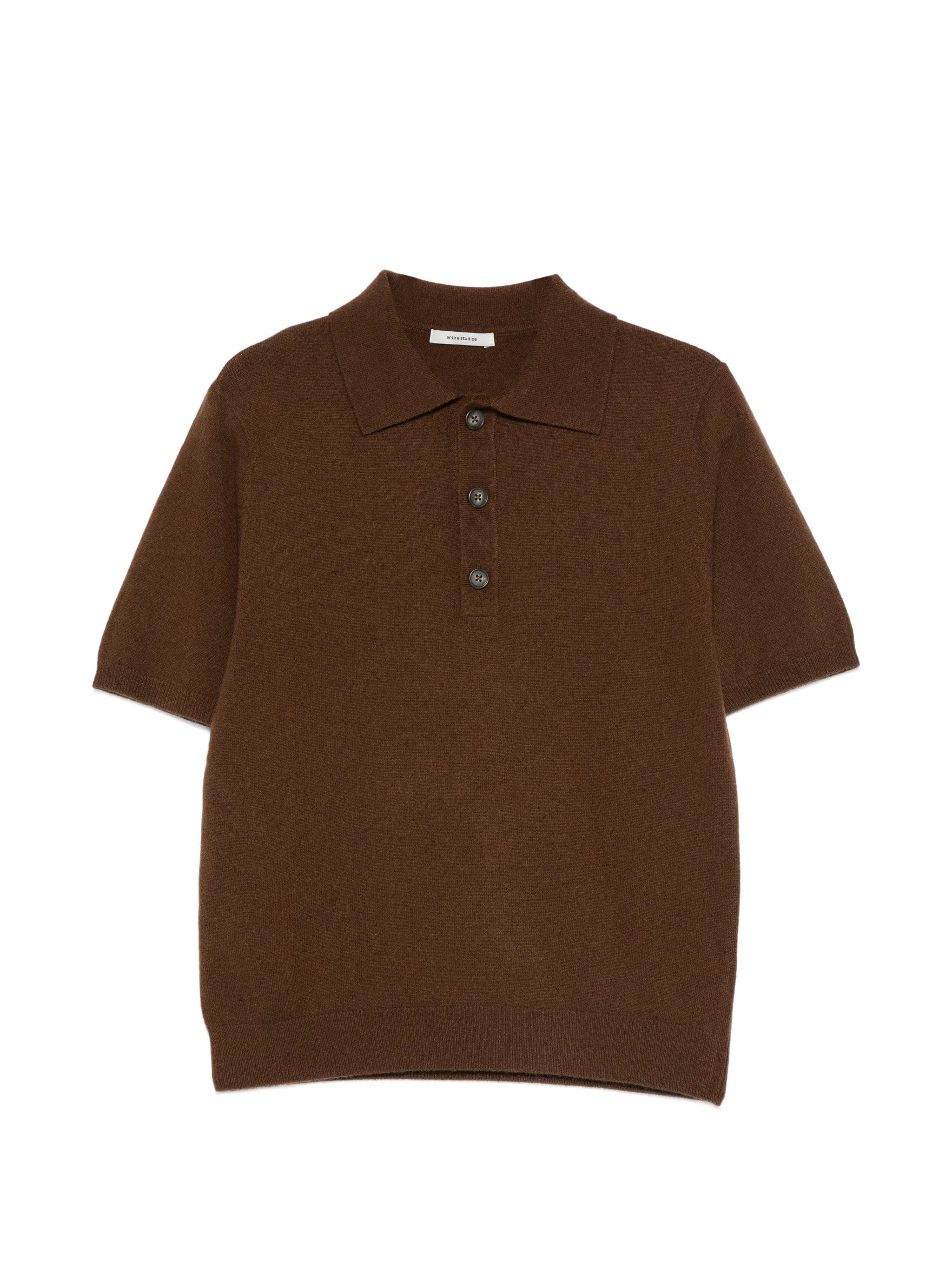 Entire Studios buttoned short - sleeve polo shirt
