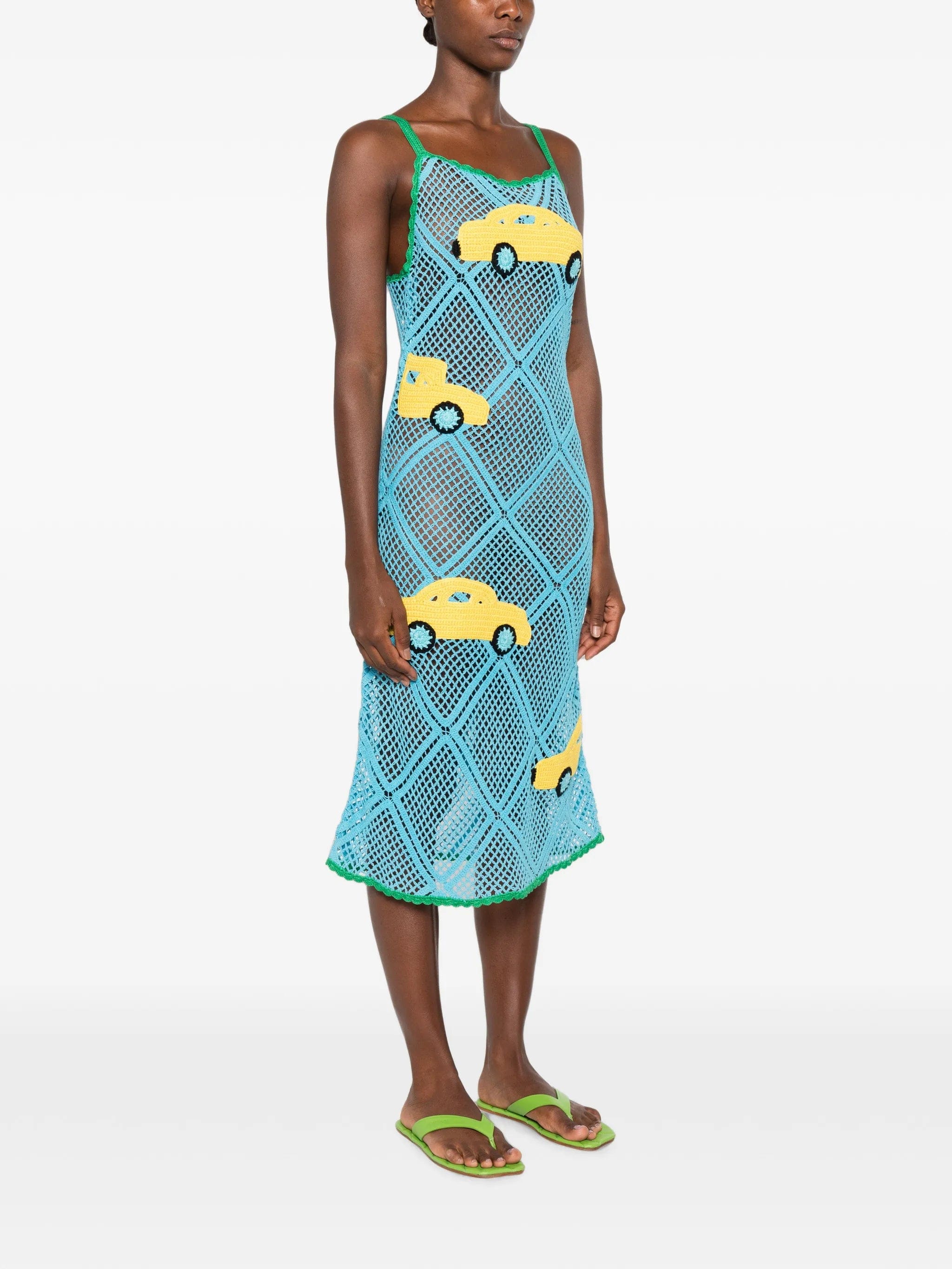 JW Anderson crochet car - motif midi dress
