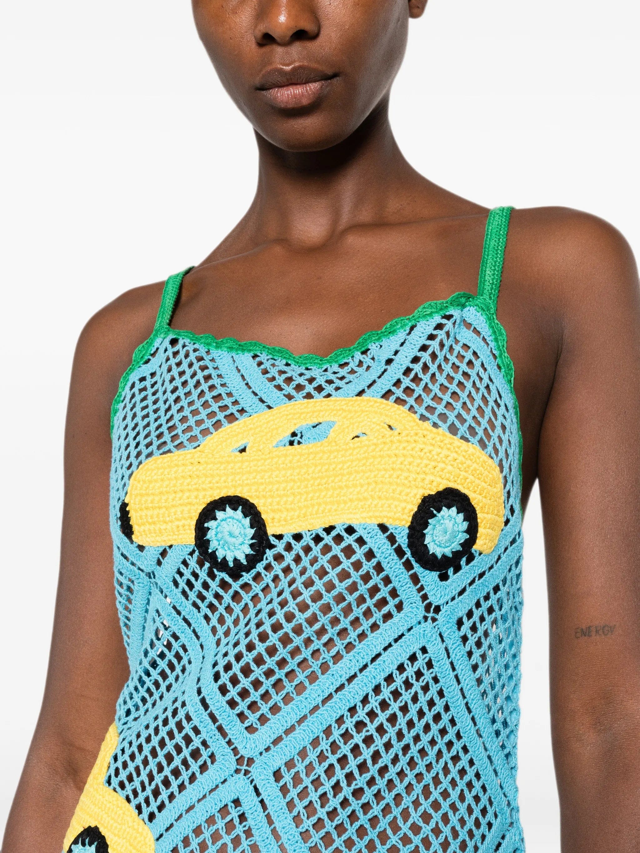 JW Anderson crochet car - motif midi dress