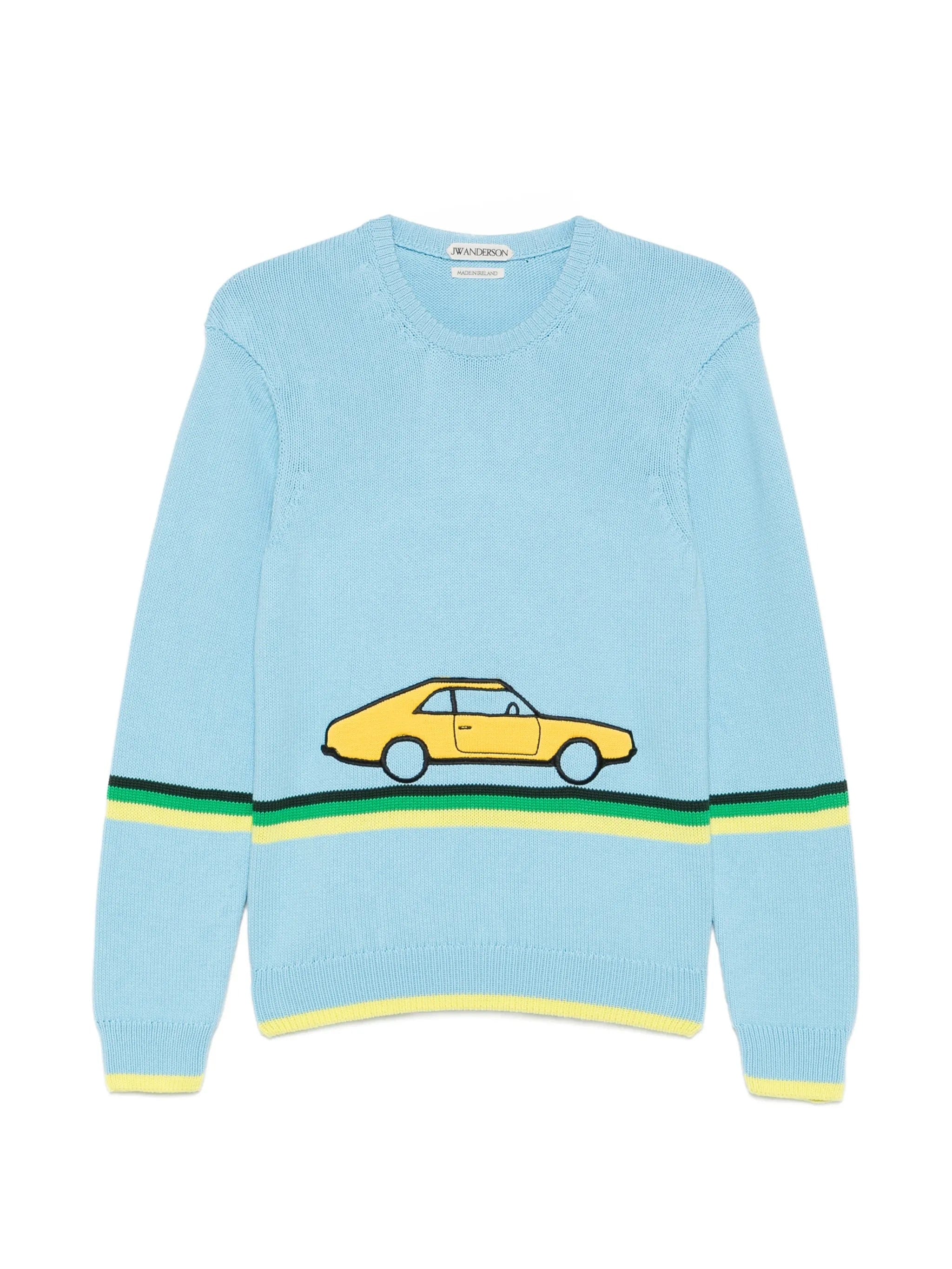 JW Anderson car - patch sweater
